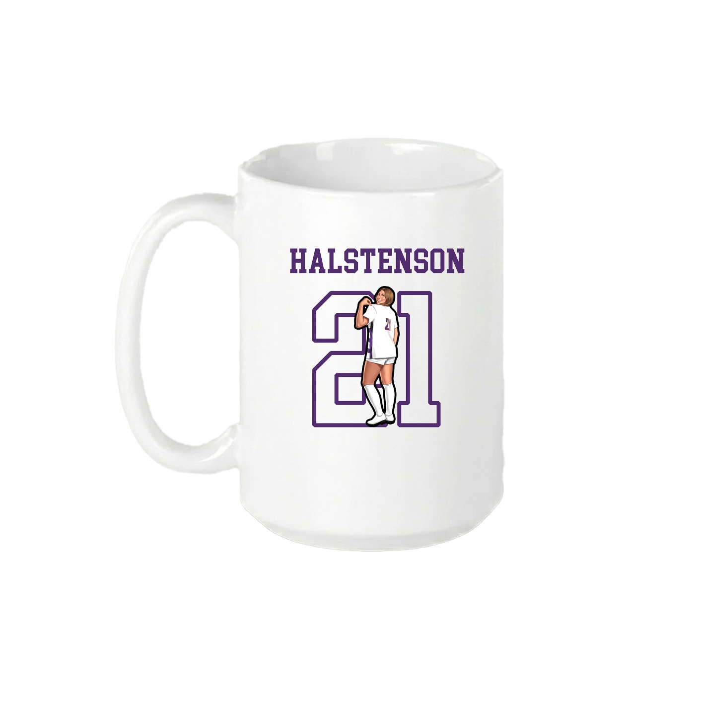 15oz Coffee Mug — Shirsey in White