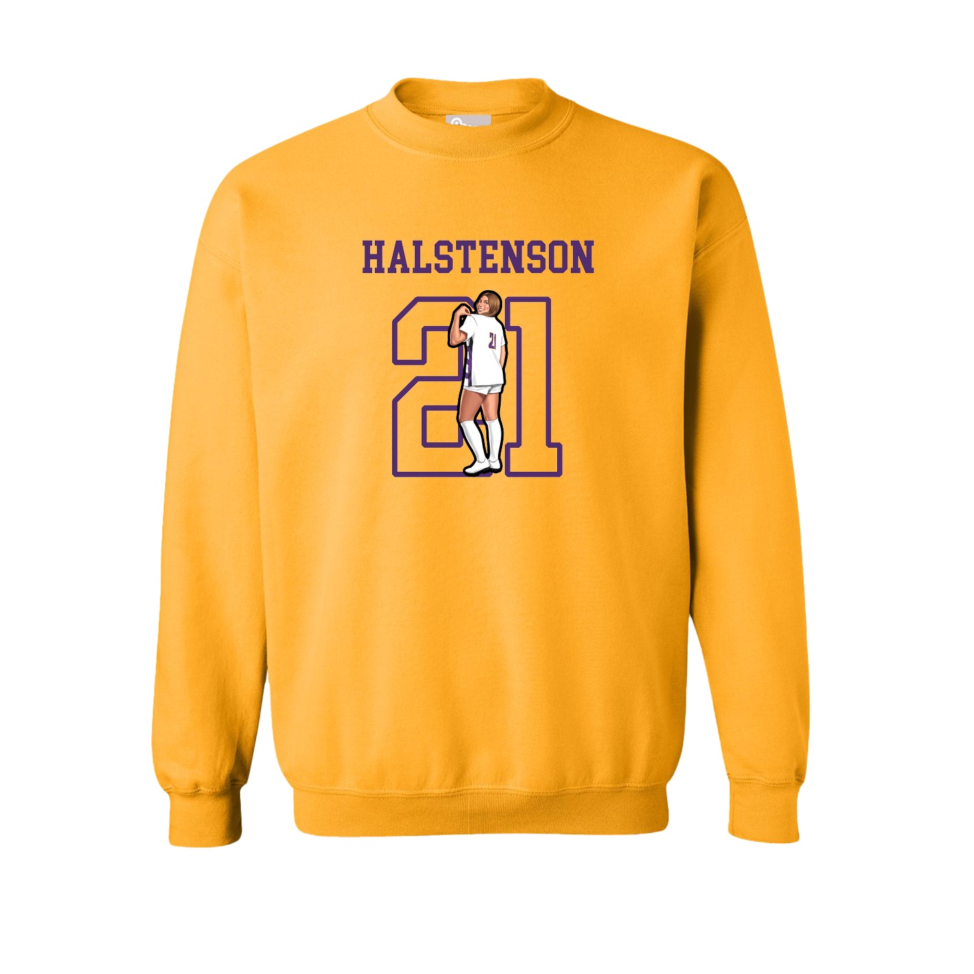 Fleece Crew — Shirsey in Gold