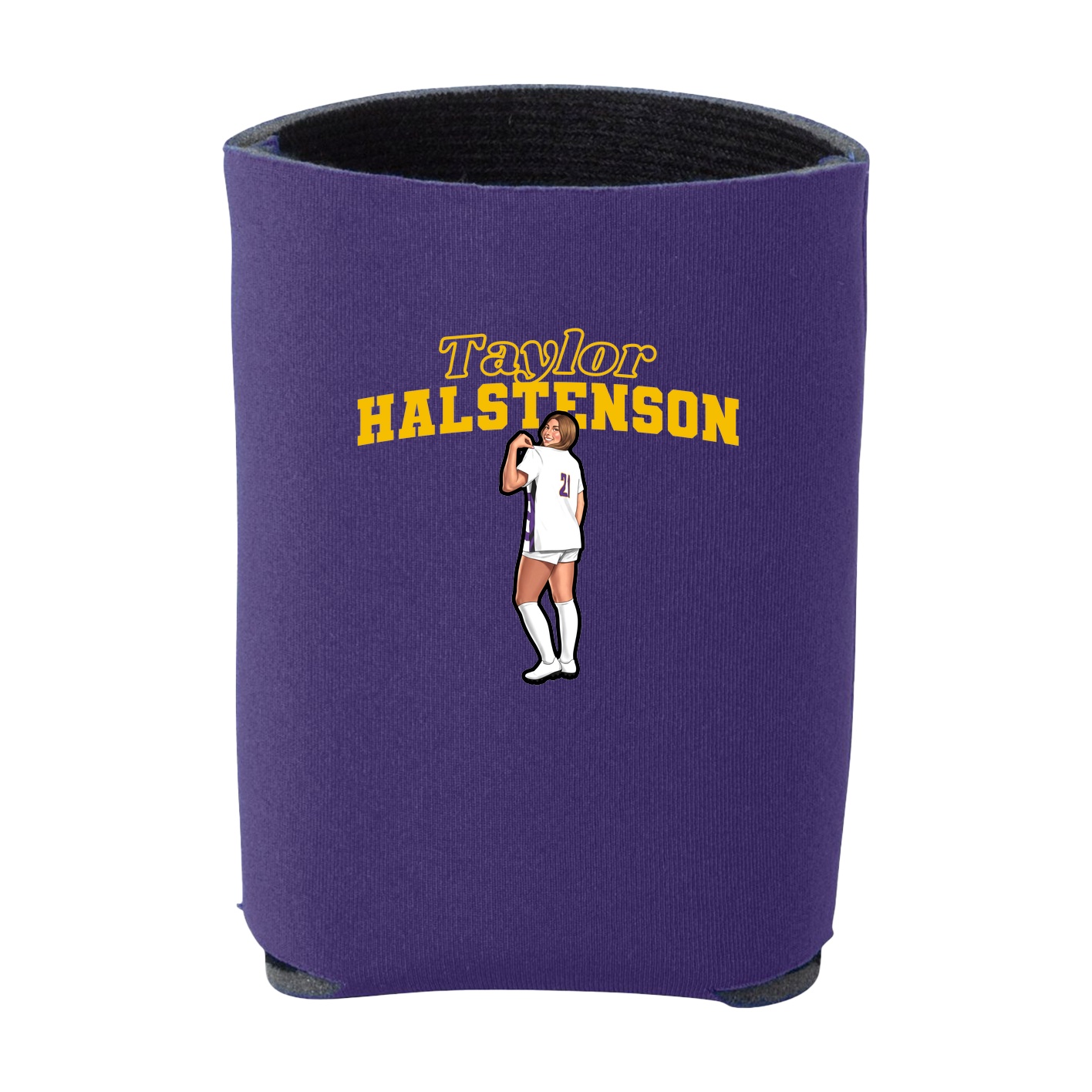 Can Holder — Name Arch in Purple