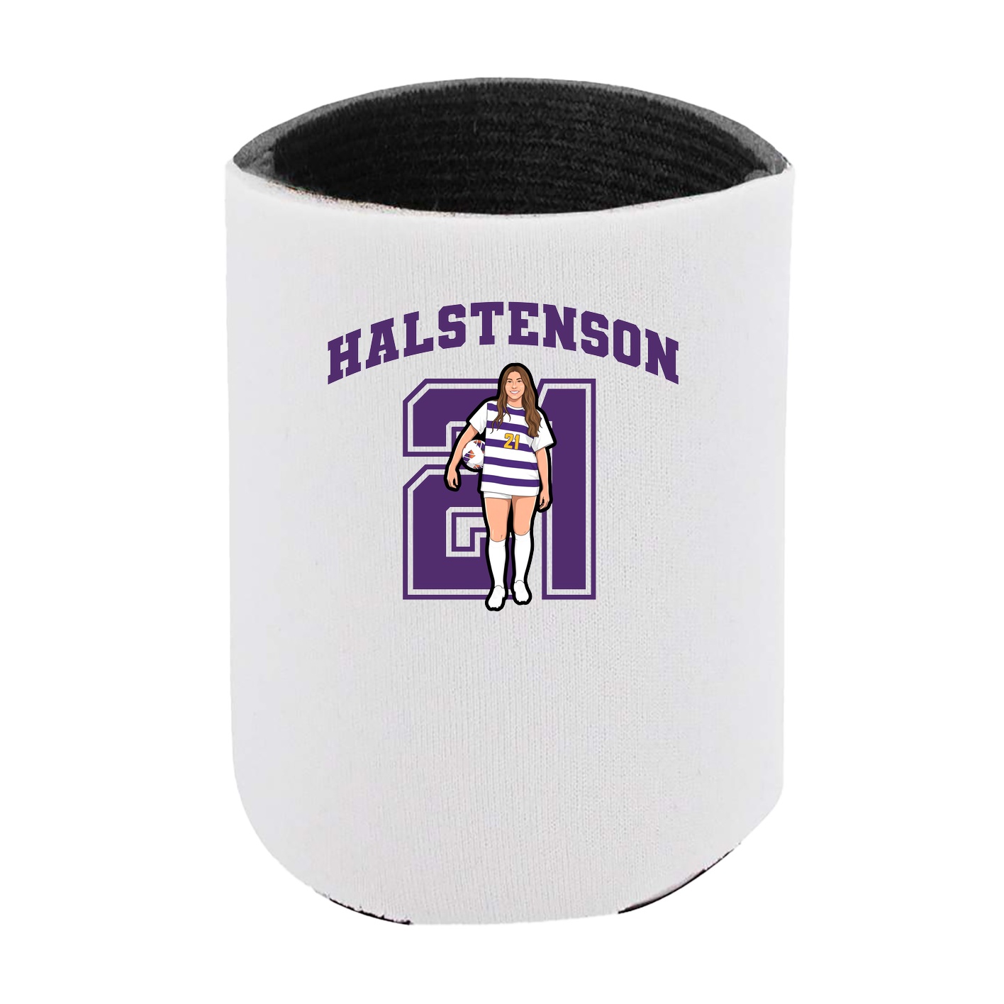 Can Holder — Number in White