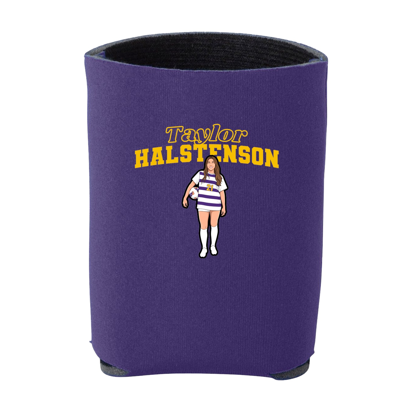 Can Holder — Name Arch in Purple