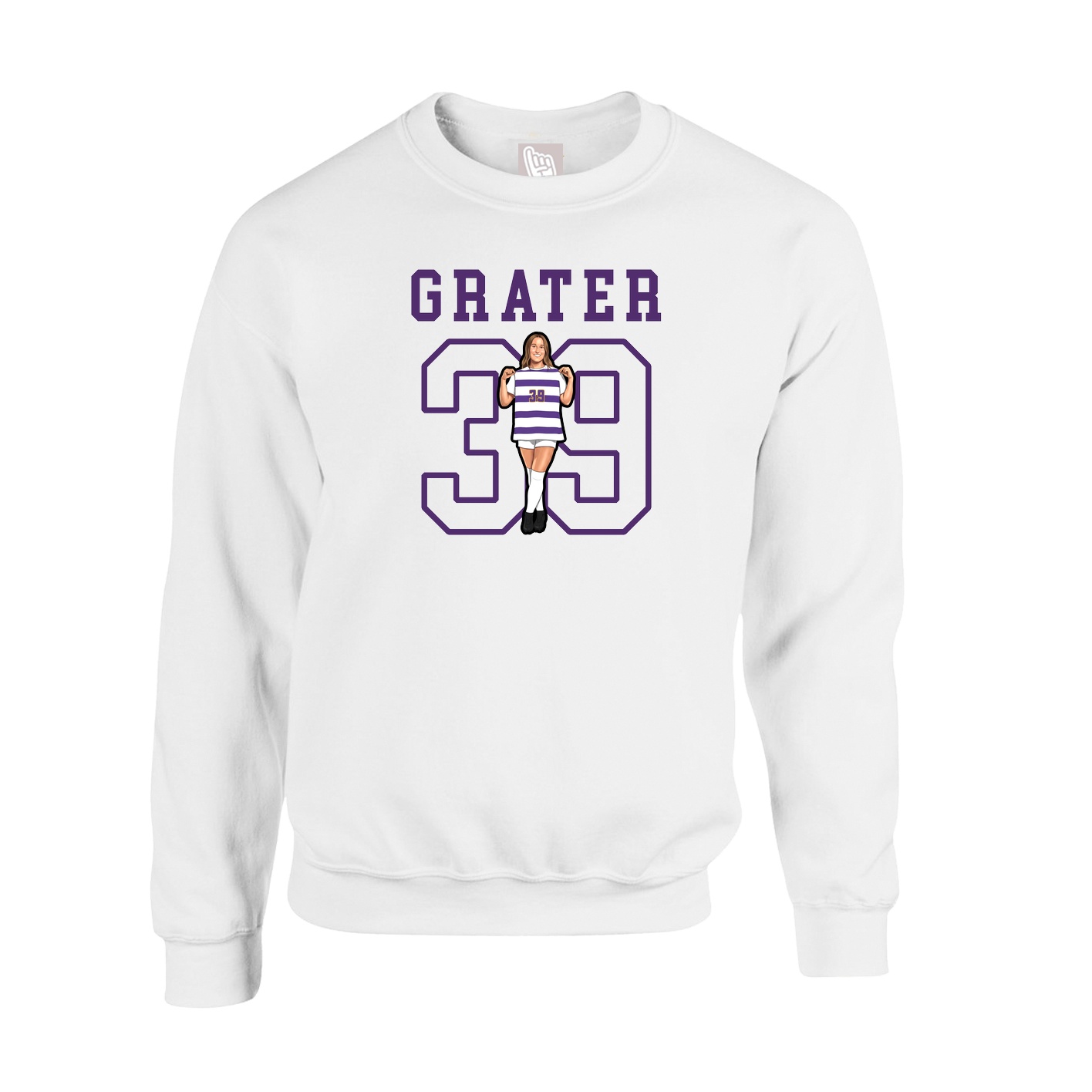 Fleece Crew — Shirsey in White