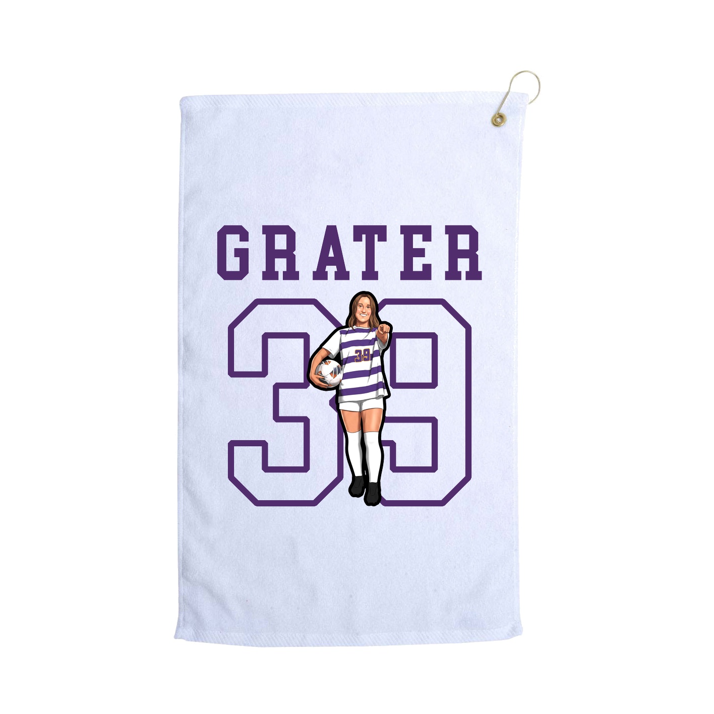 Golf Towel — Shirsey in White