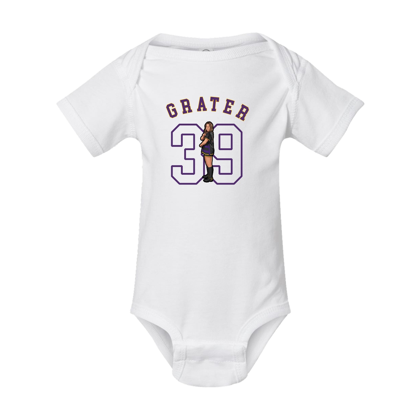 Baby Onesie — Shirsey Arch in White