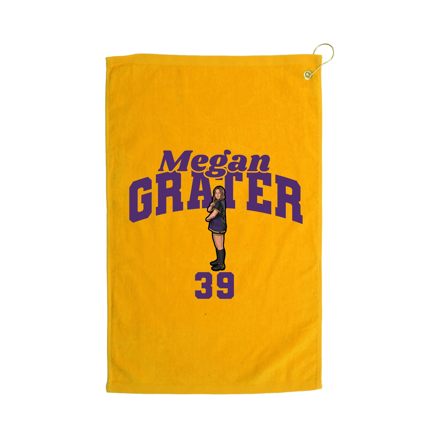 Golf Towel — Signature Arch in Gold