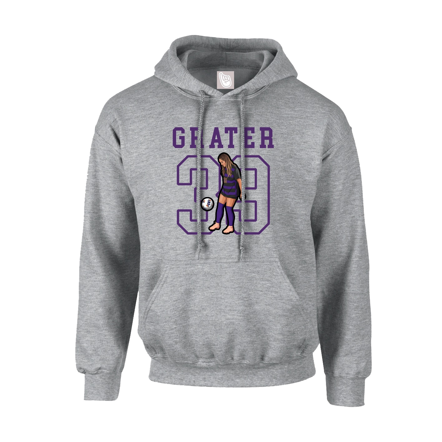 Youth Hoodie — Shirsey in Grey