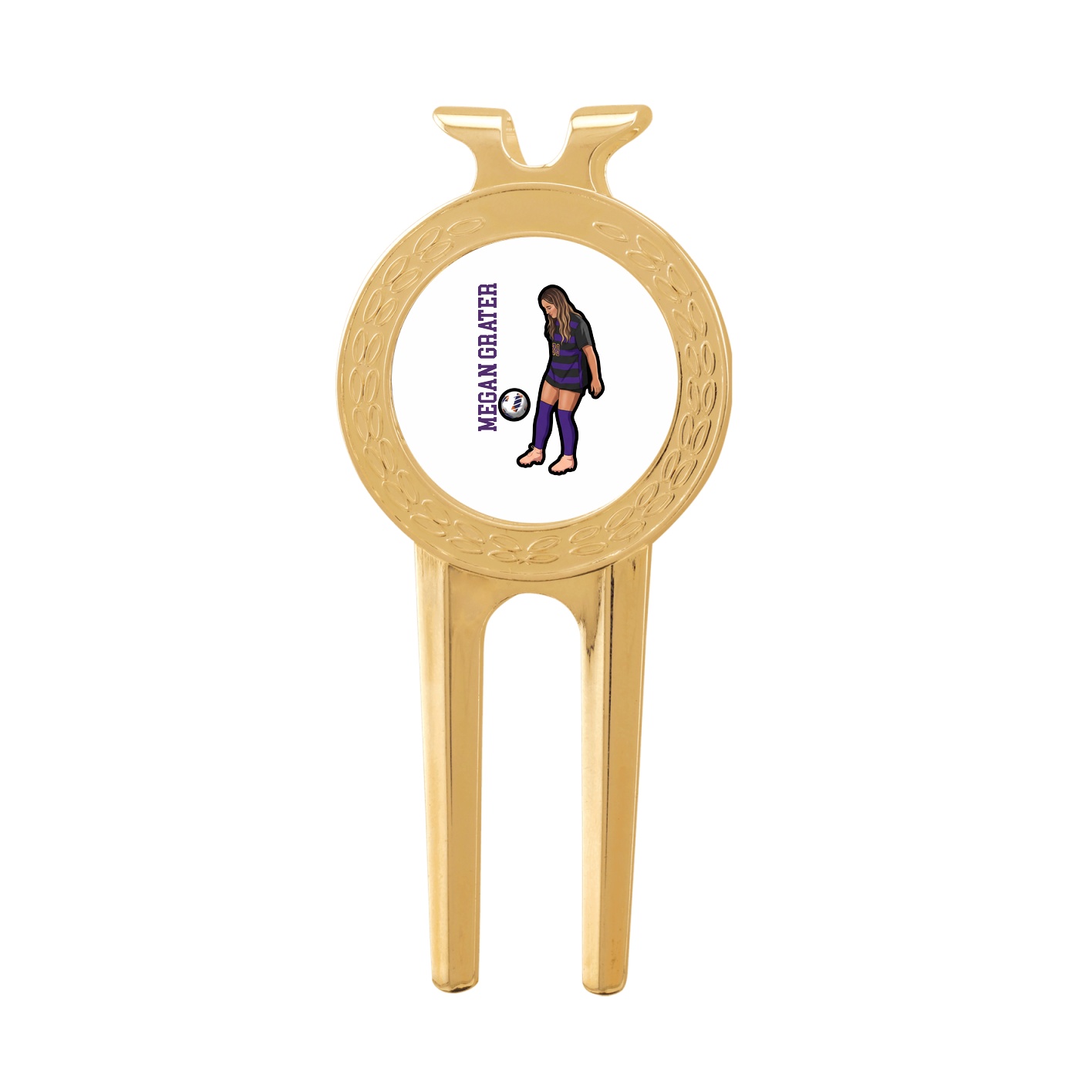 Divot Tool with Ball Marker — Name Vertical in Classic