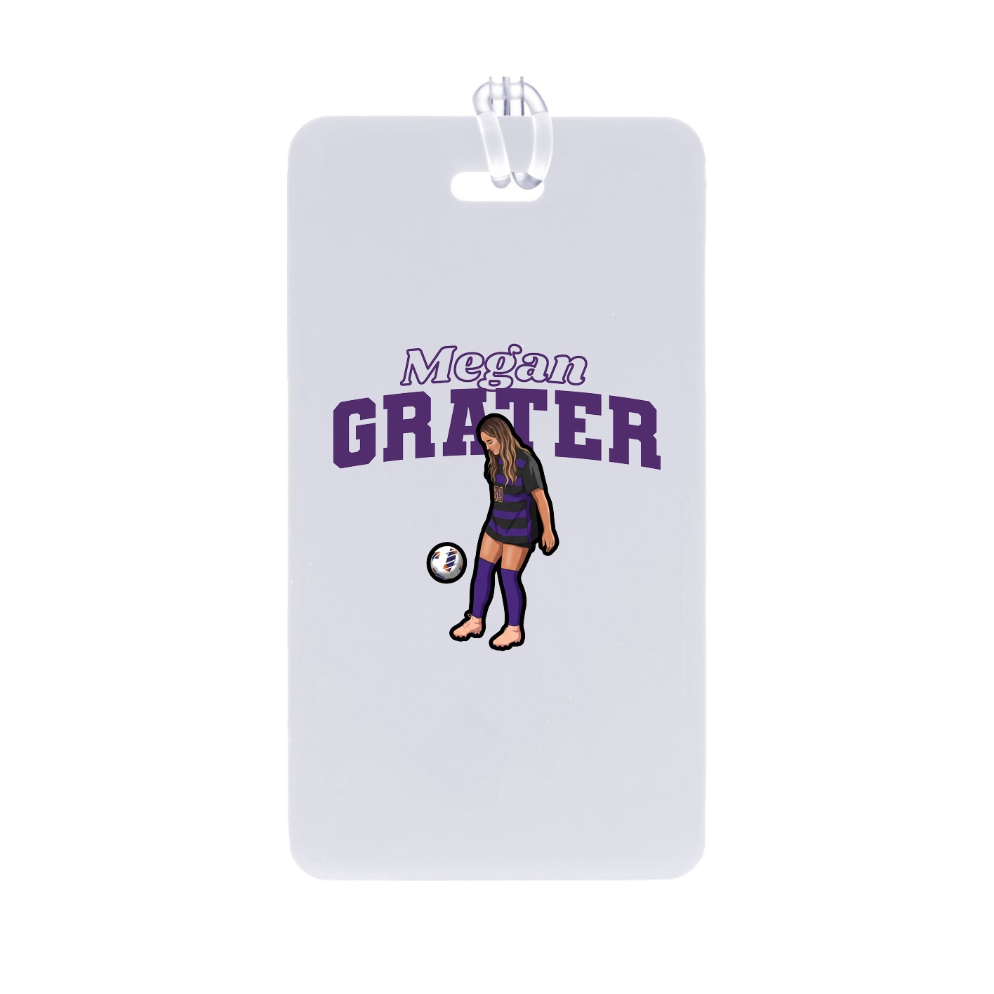 Bag Tag — Name Arch in Classic