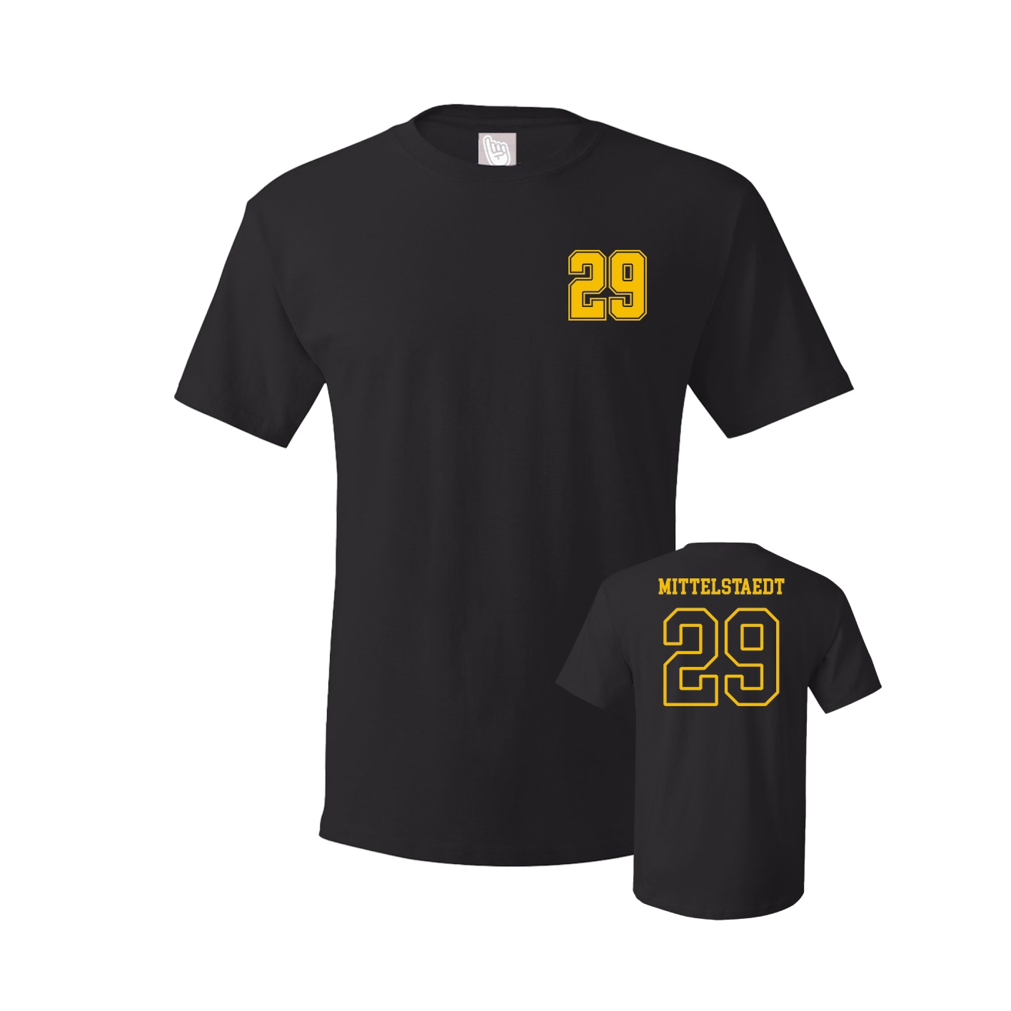 Youth Tee — Chest Back in Black
