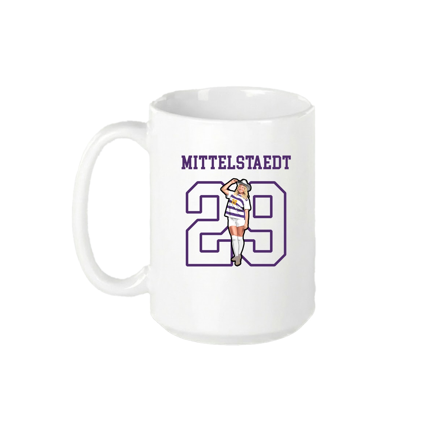 15oz Coffee Mug — Shirsey in White