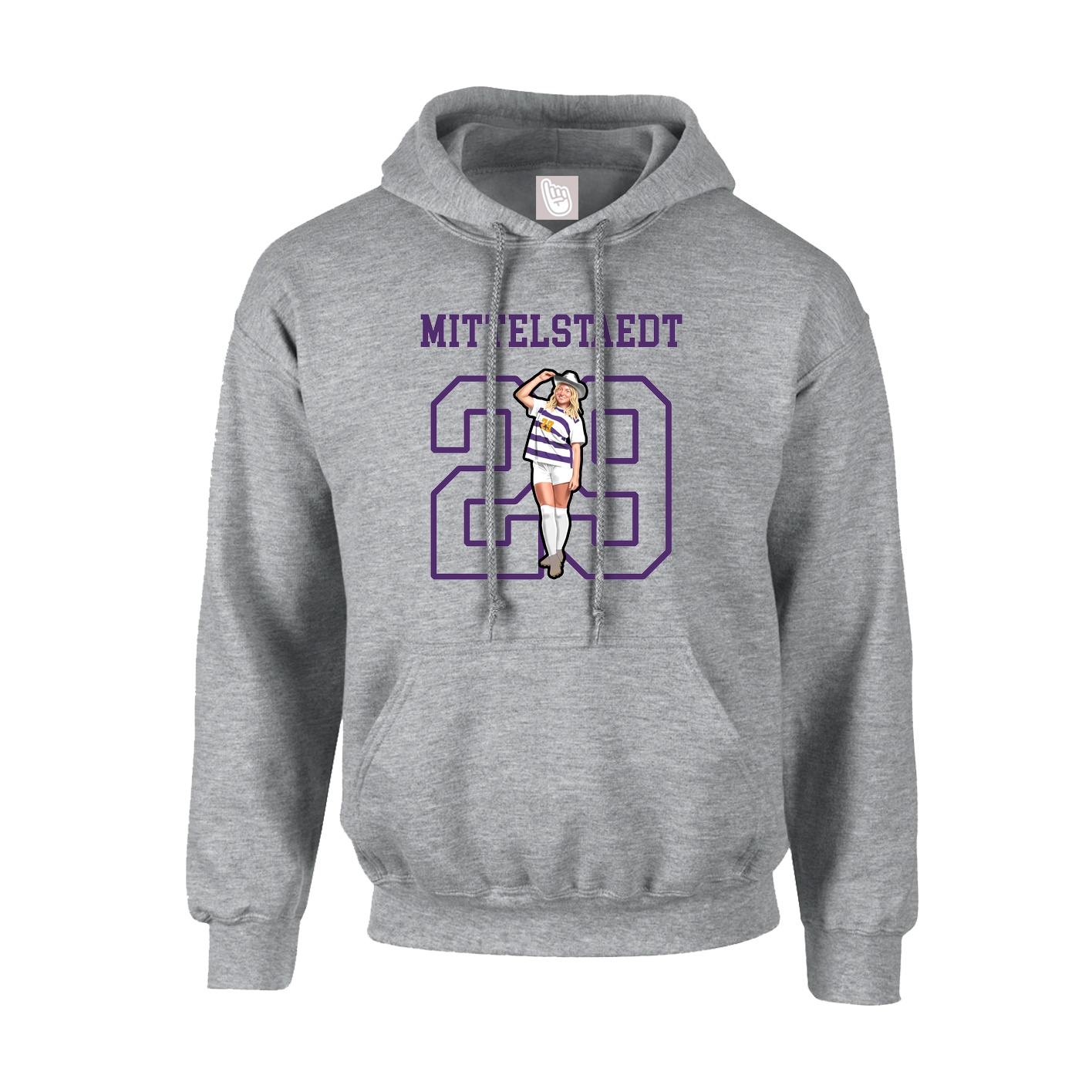 Hoodie — Shirsey in Grey