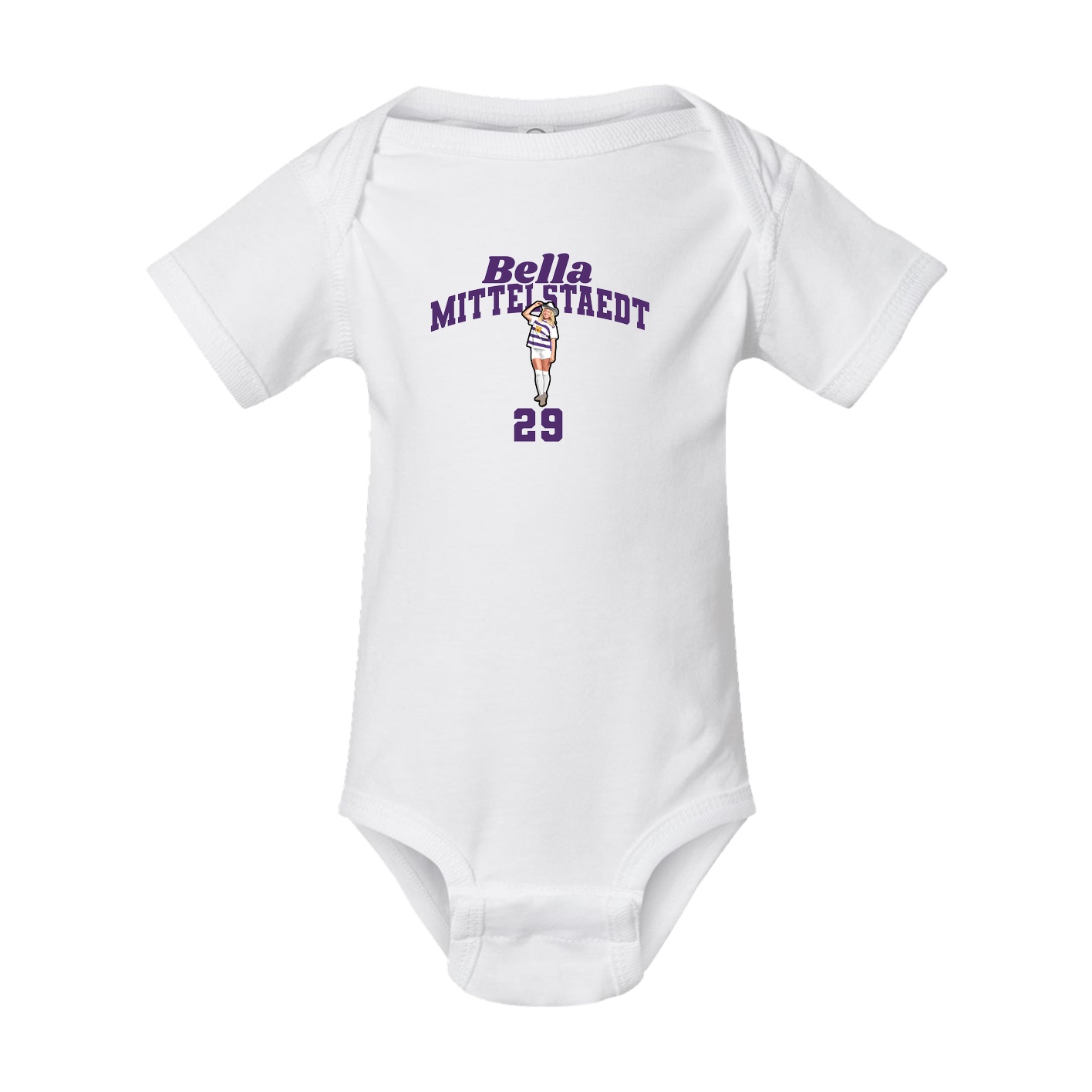 Baby Onesie — Signature Arch in White