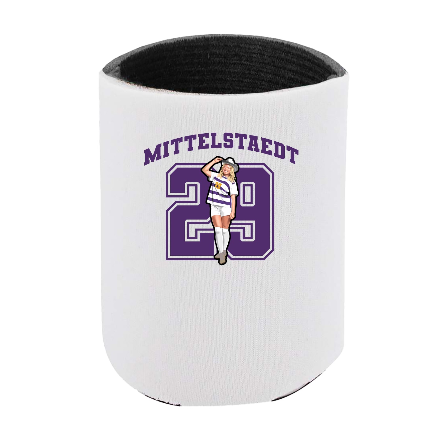 Can Holder — Number in White