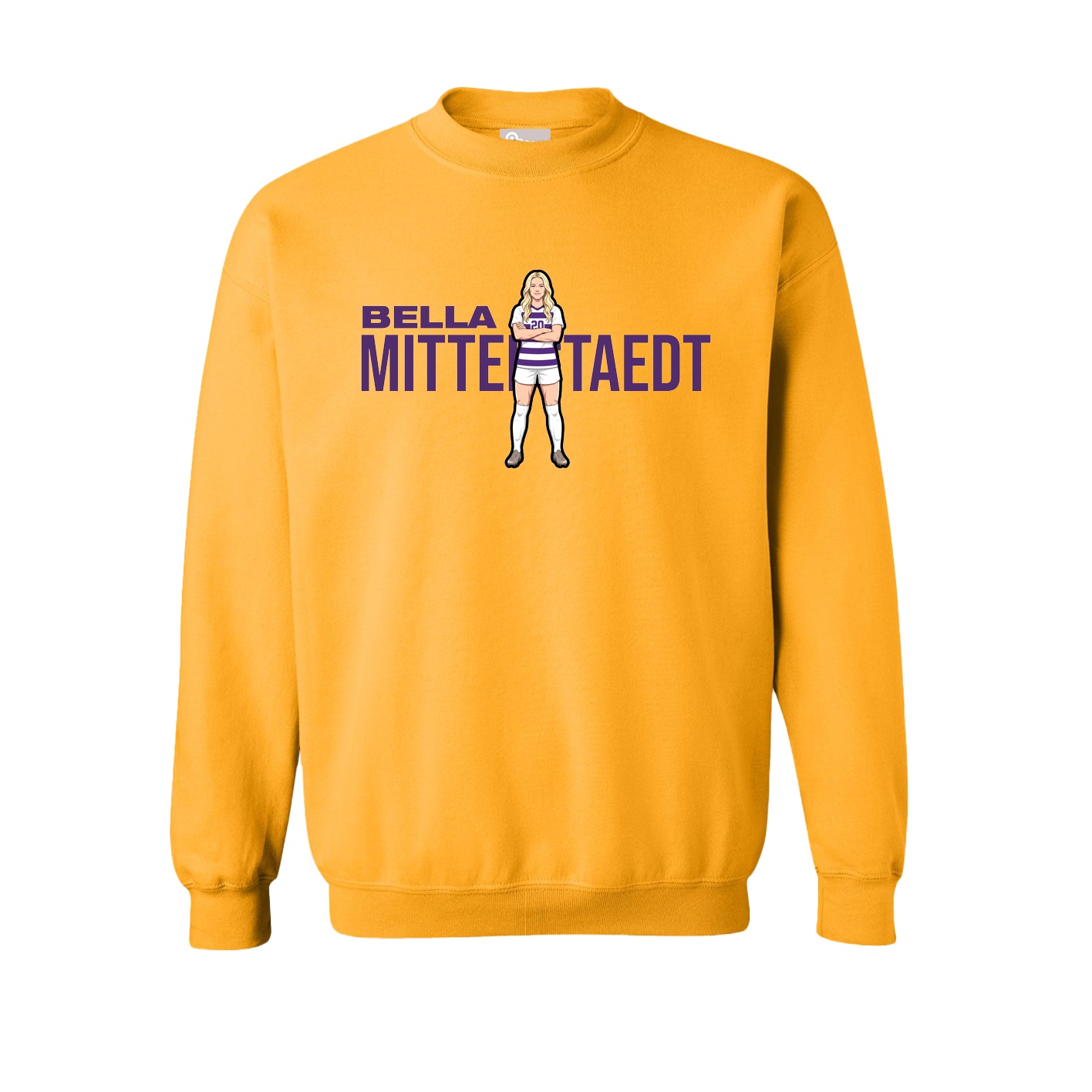 Fleece Crew — Player Name in Gold