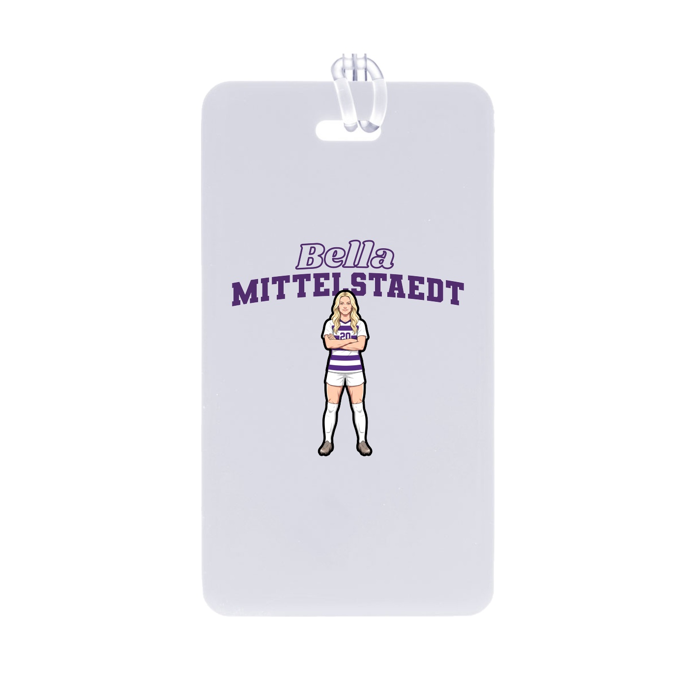 Bag Tag — Name Arch in Classic