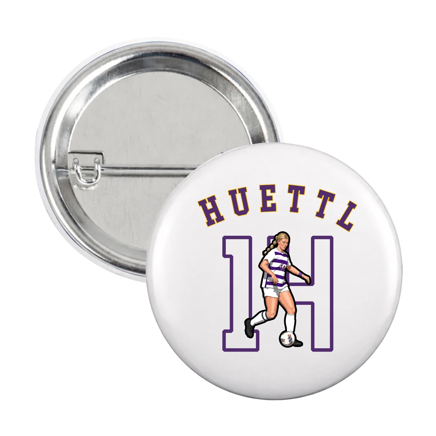 Game Day Button — Shirsey Arch in White
