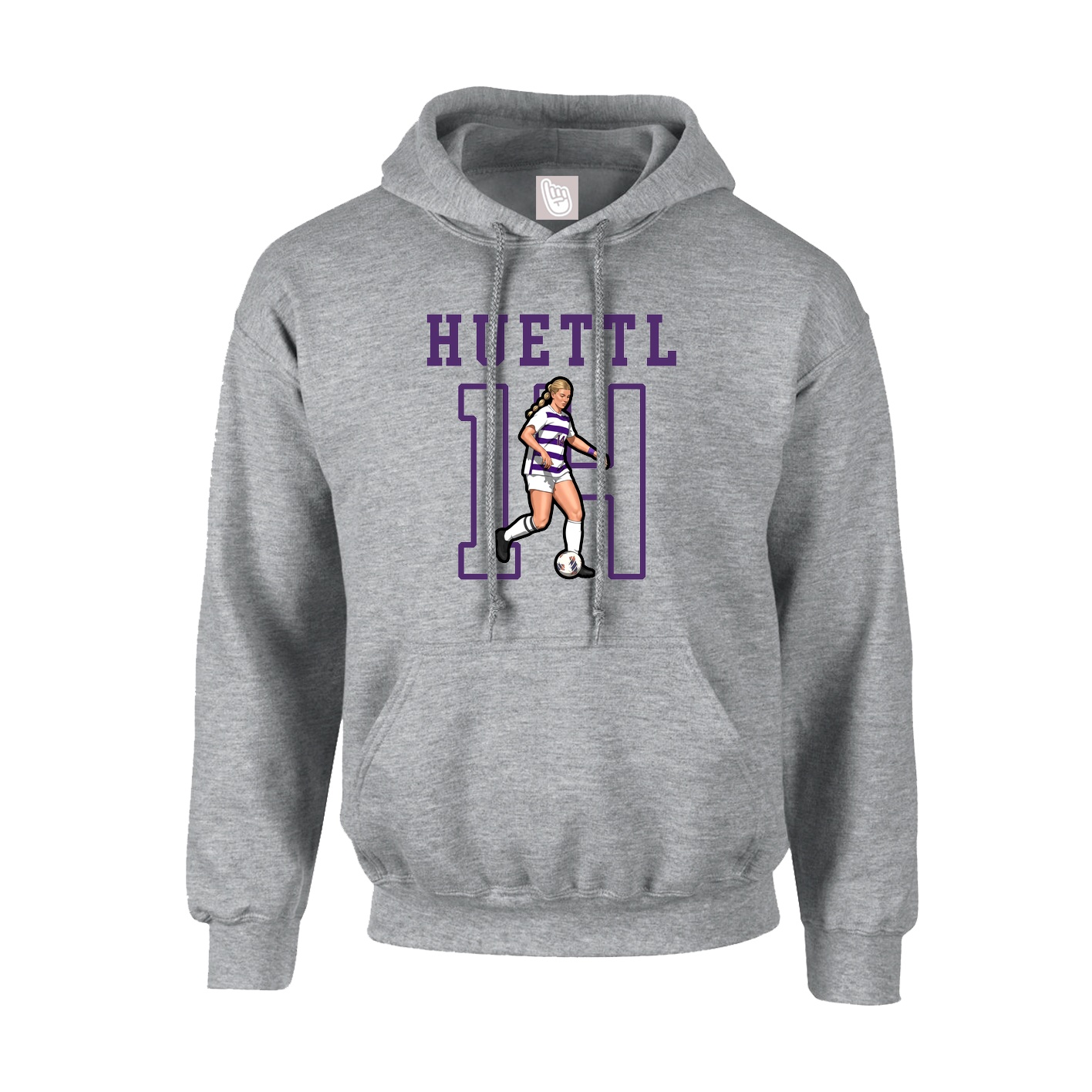 Hoodie — Shirsey in Grey