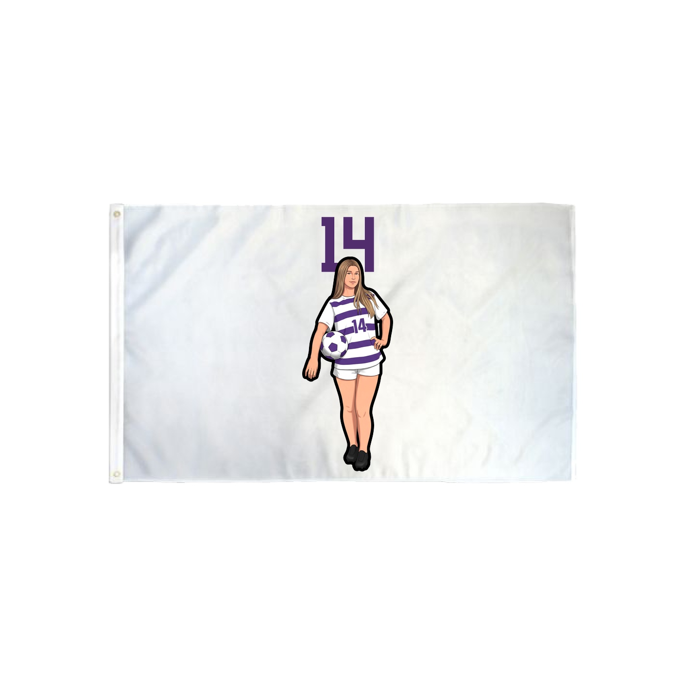 3x5 Flag — Number Top in Classic