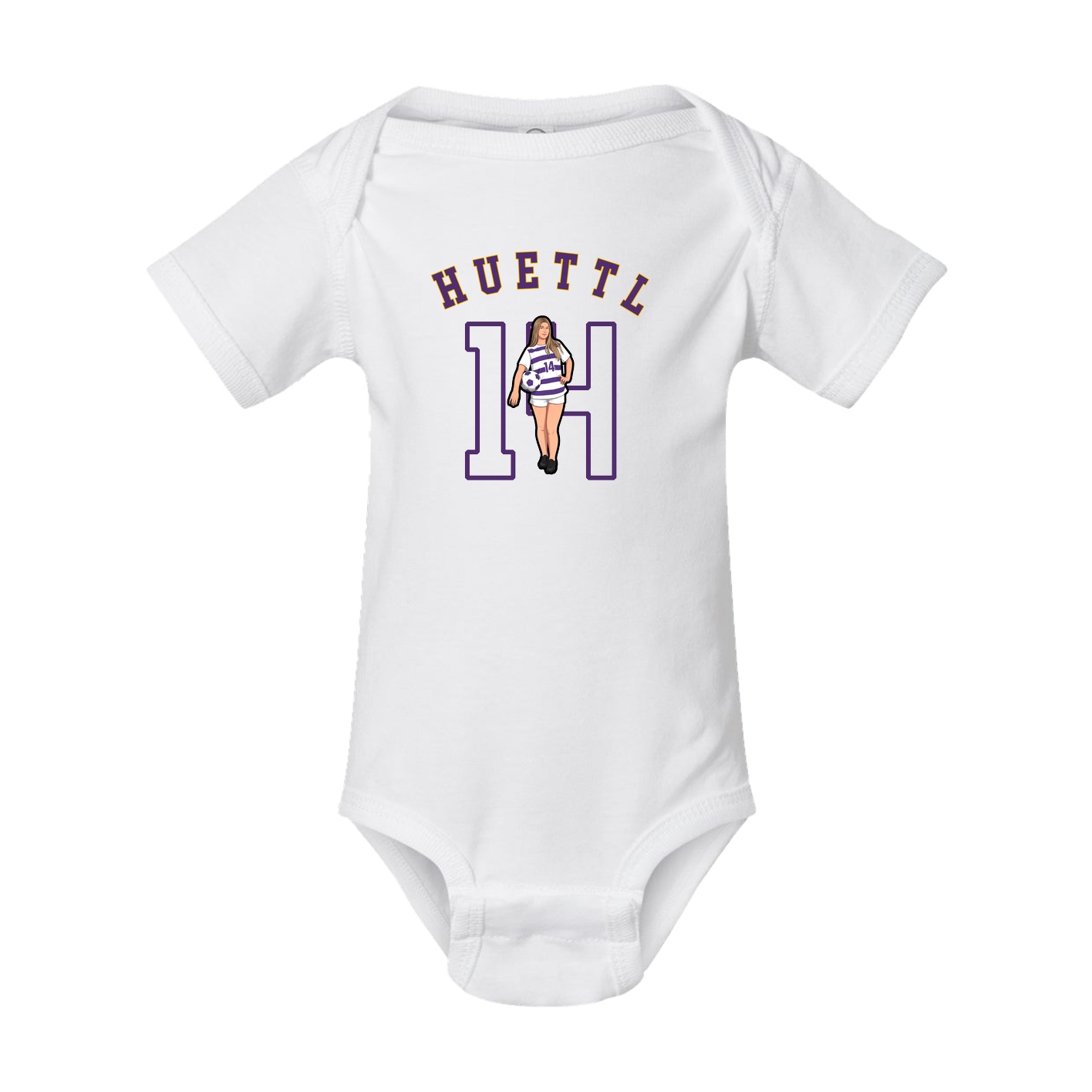 Baby Onesie — Shirsey Arch in White