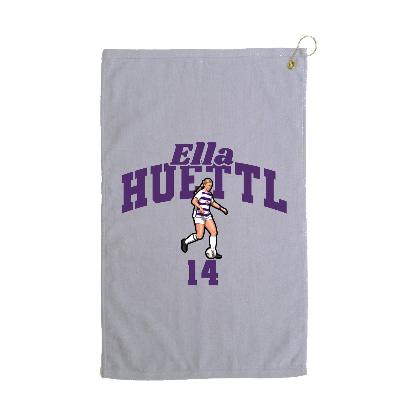 Golf Towel — Signature Arch in Grey