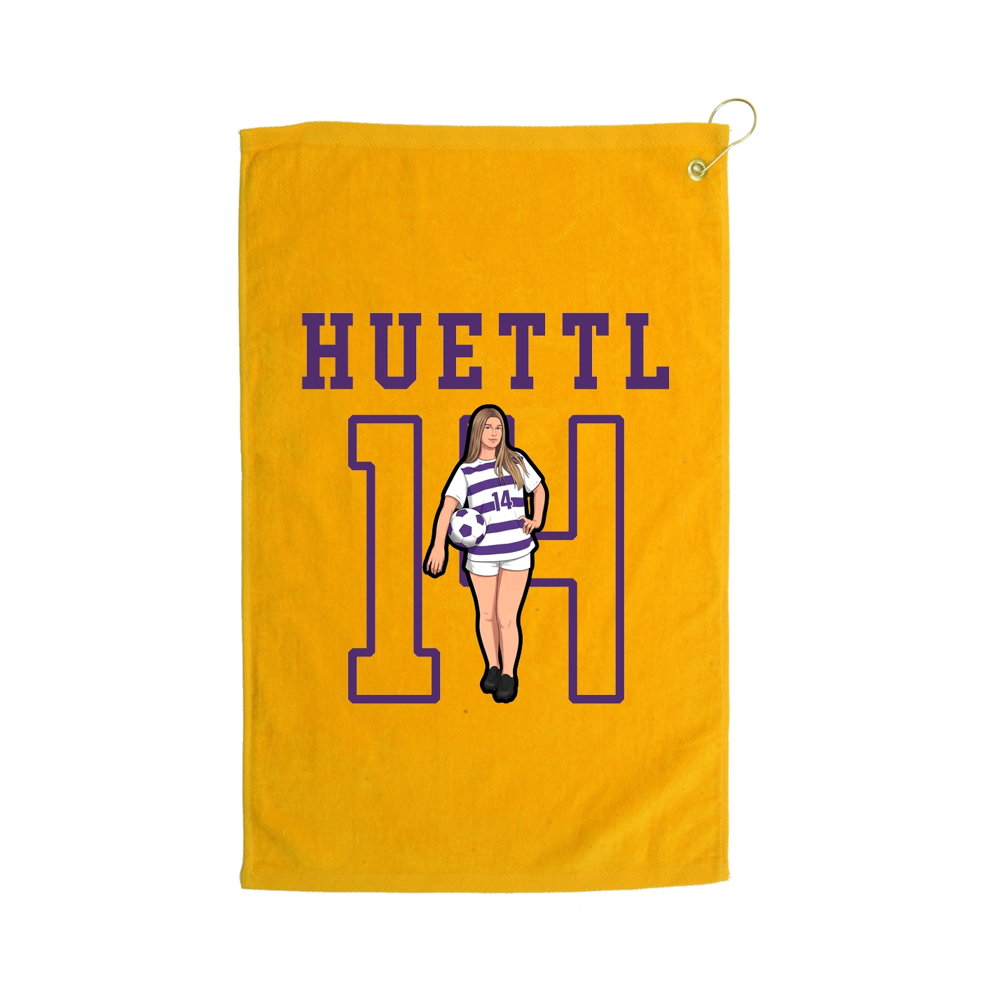 Golf Towel — Shirsey in Gold