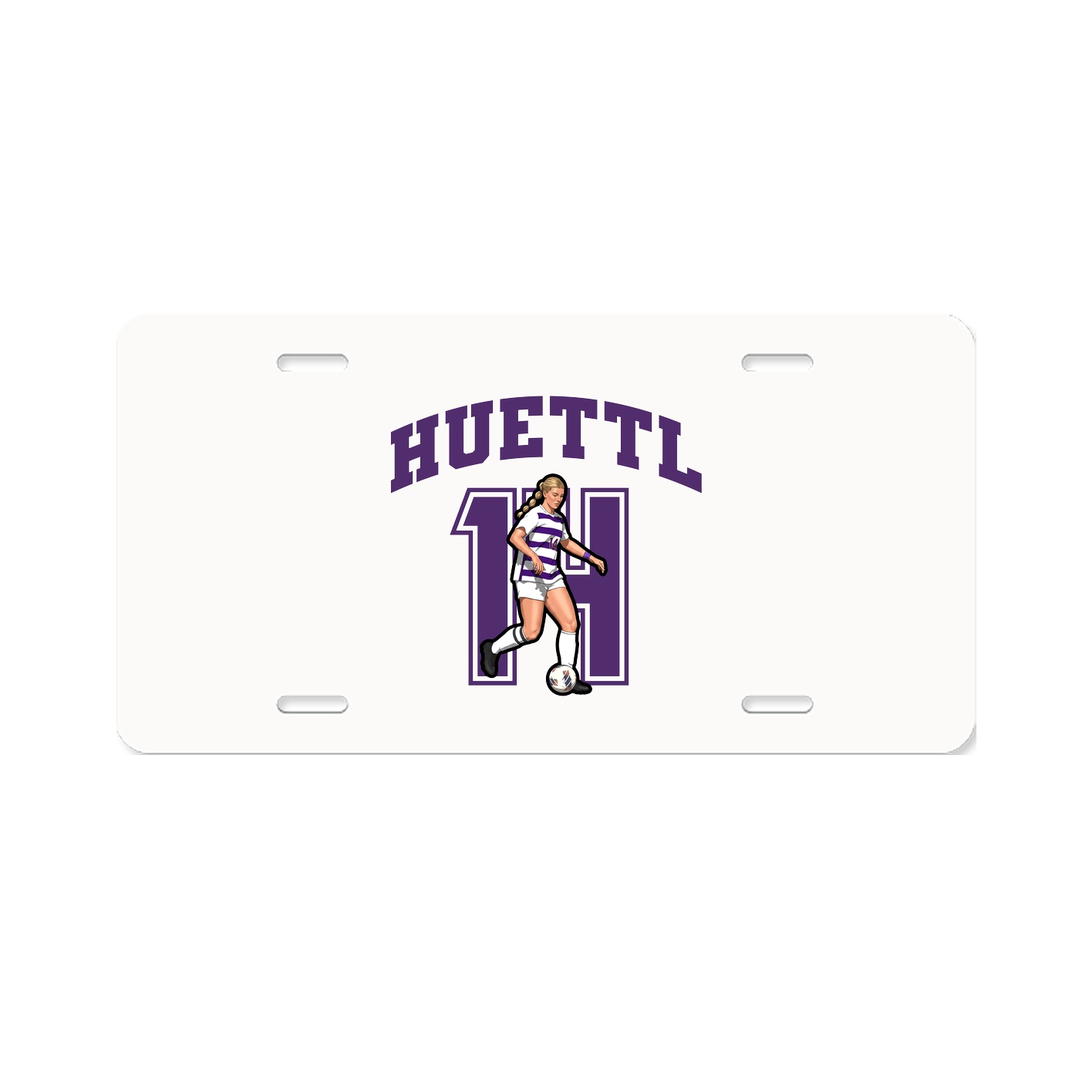 License Plate — Number in Classic