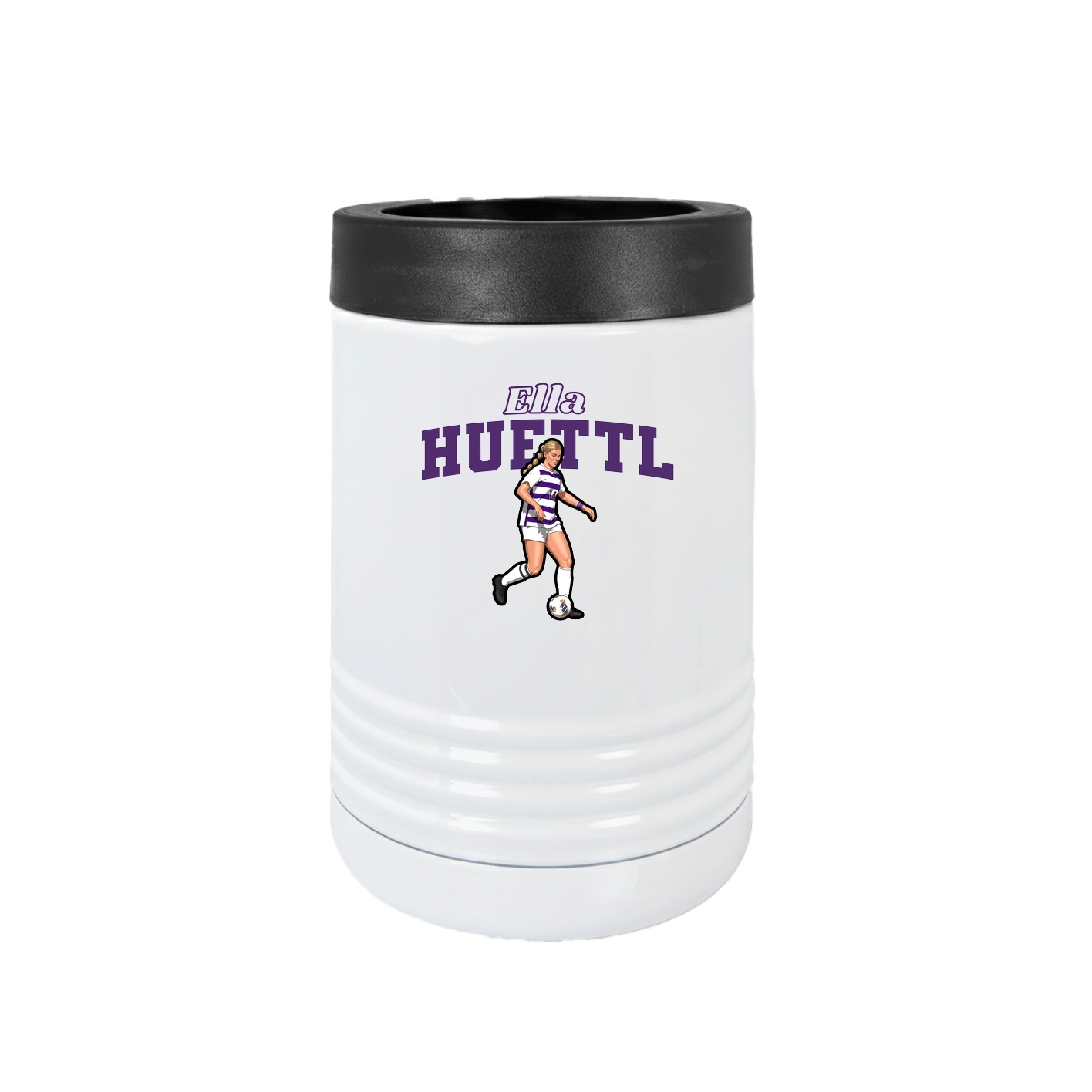 Beverage Holder — Name Arch in White