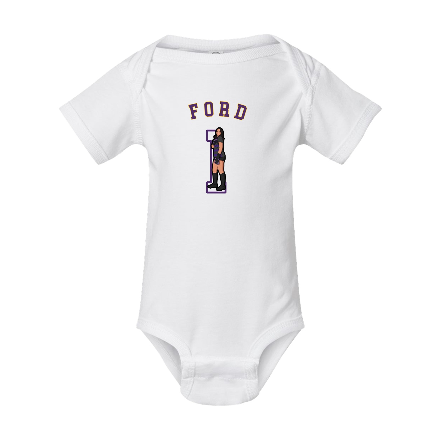 Baby Onesie — Shirsey Arch in White