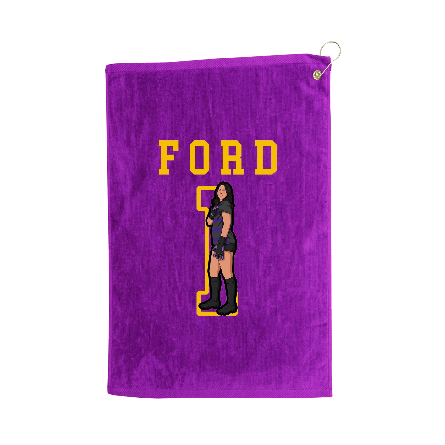 Golf Towel — Shirsey in Purple