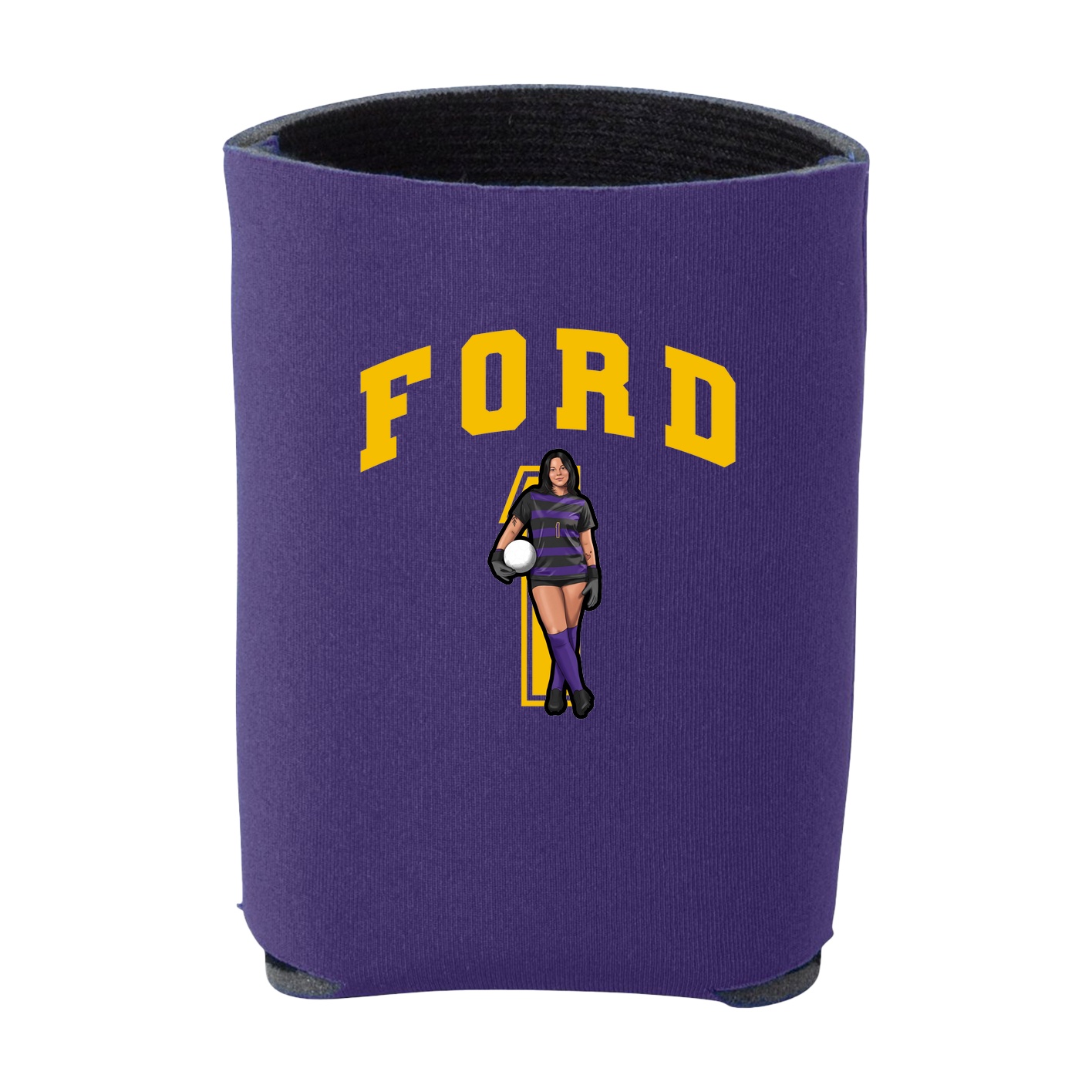 Can Holder — Number in Purple