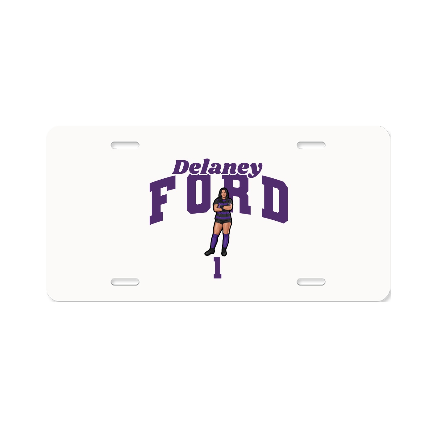 License Plate — Signature Arch in Classic