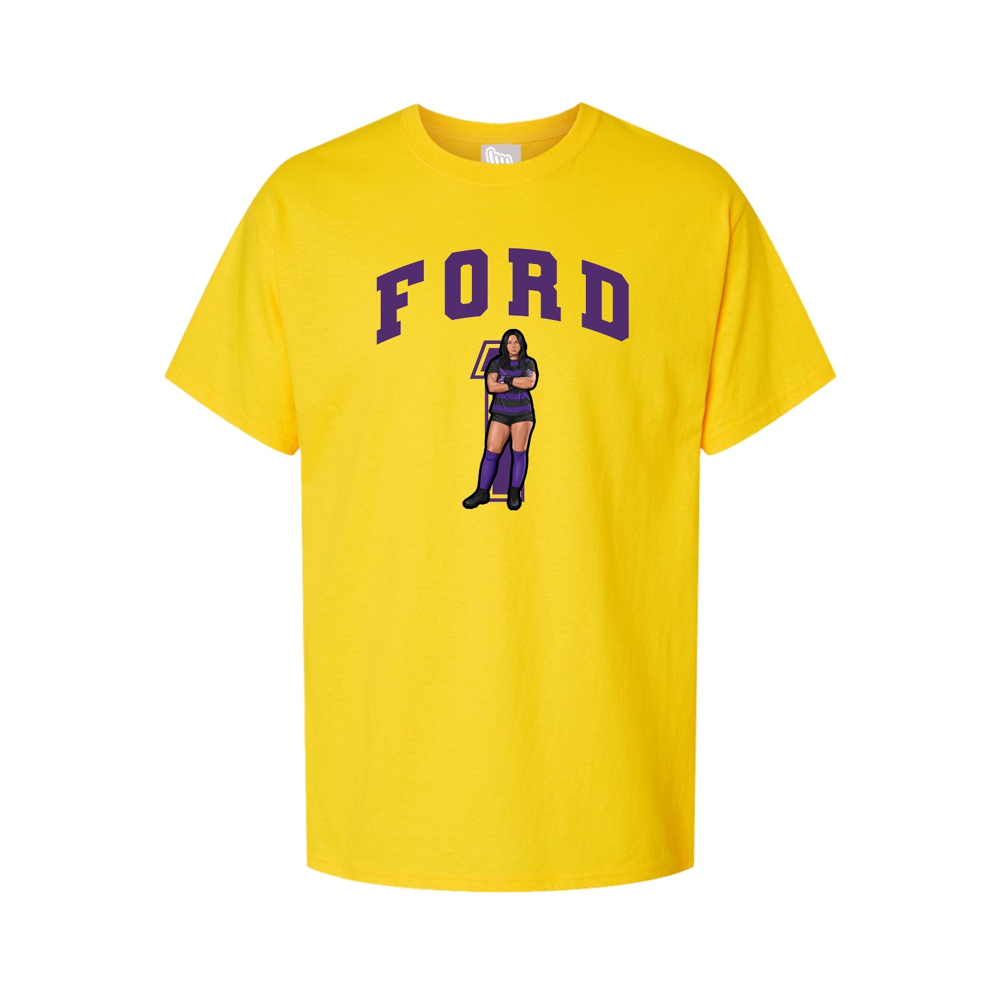Tee — Number in Gold