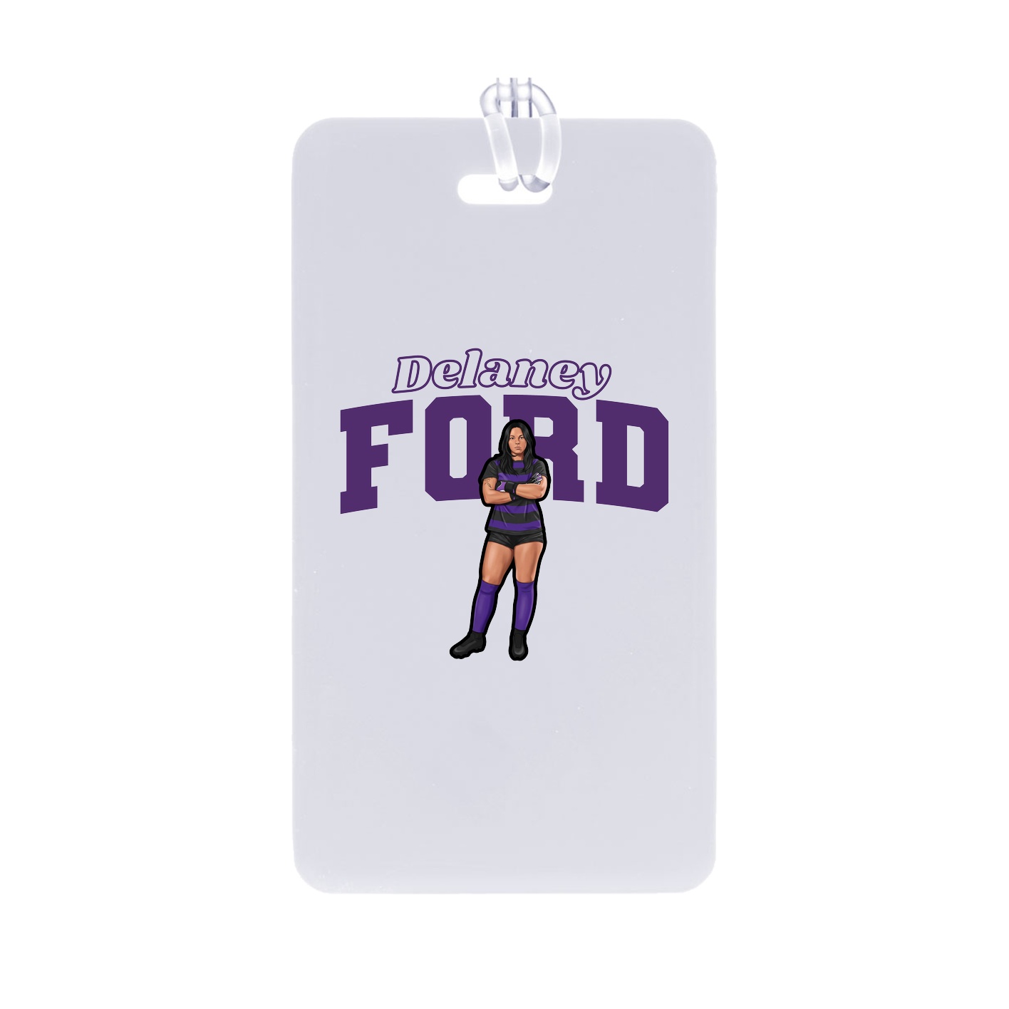 Bag Tag — Name Arch in Classic