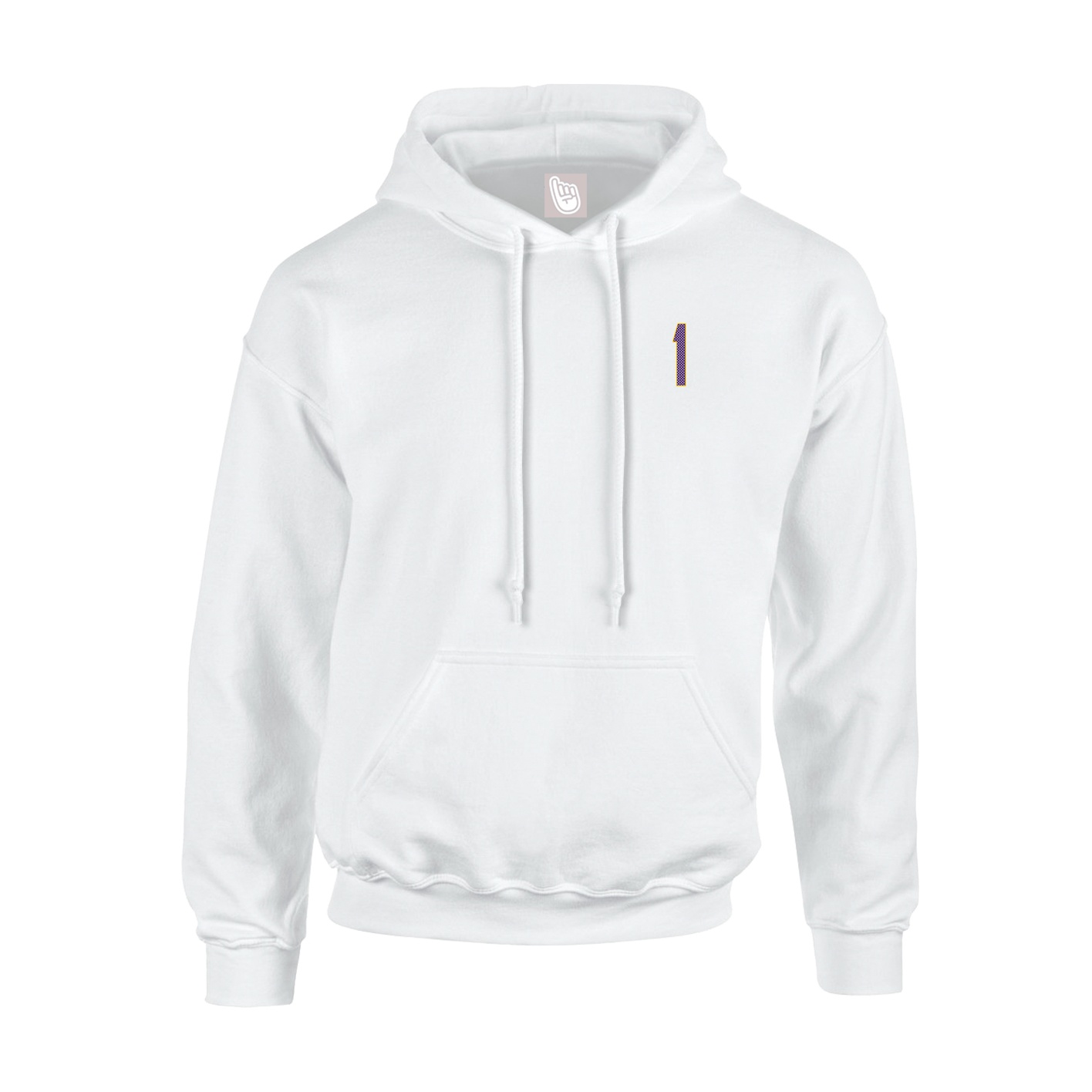 Youth Hoodie — Front Shirsy in White