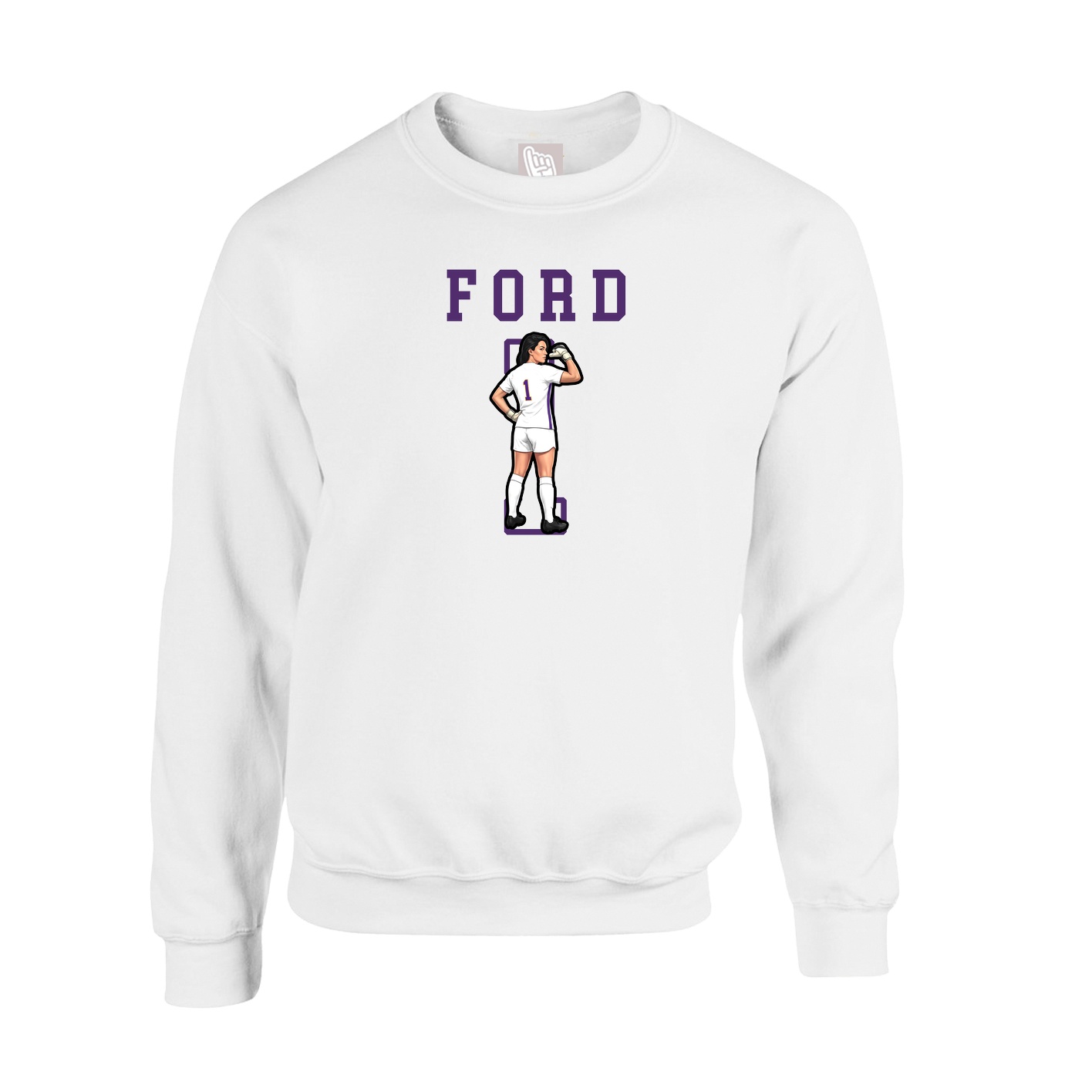 Fleece Crew — Shirsey in White