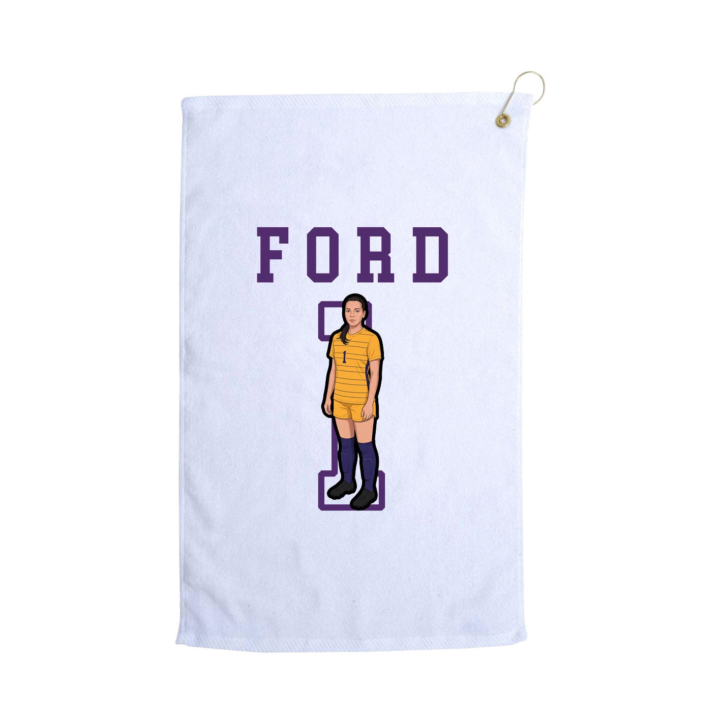 Golf Towel — Shirsey in White
