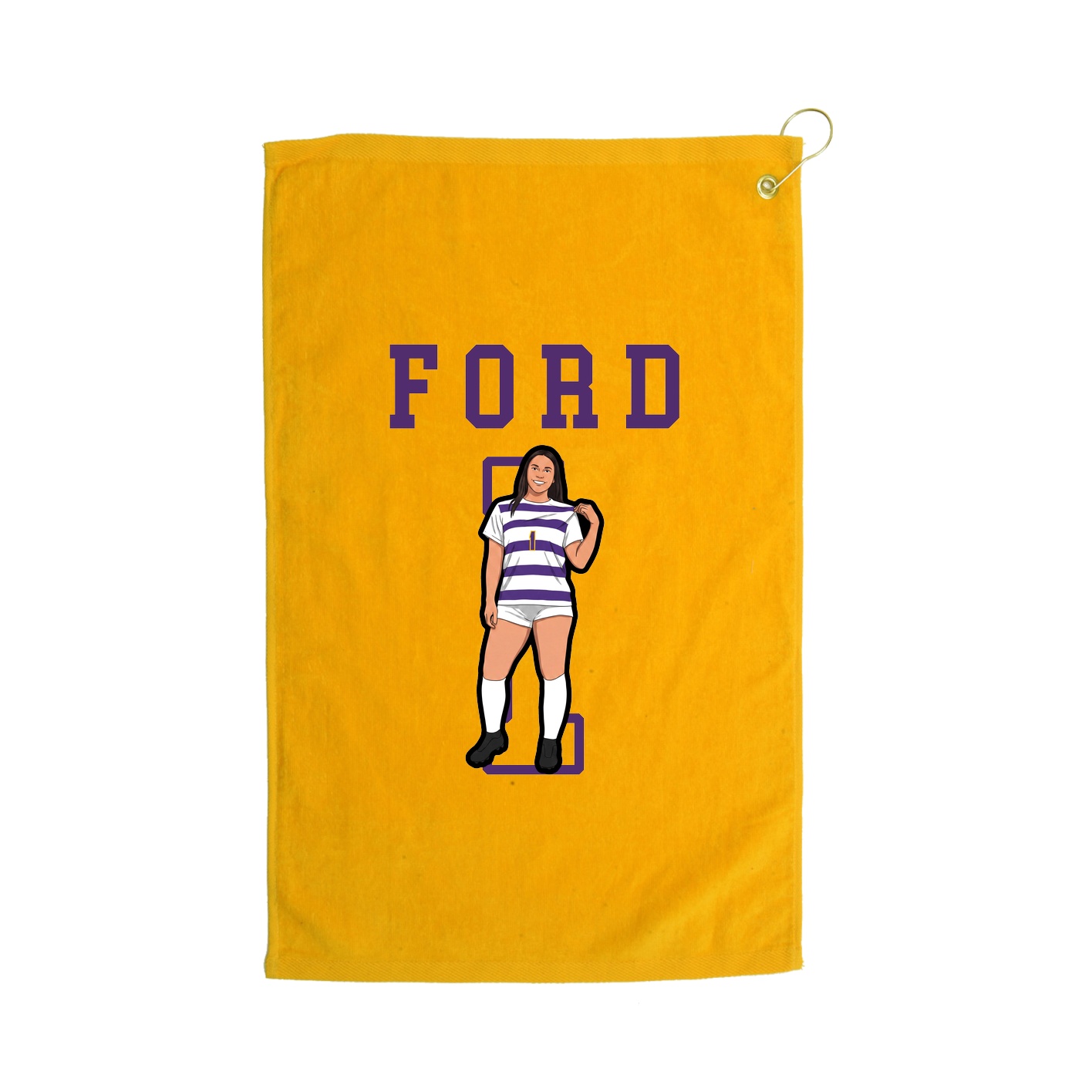 Golf Towel — Shirsey in Gold