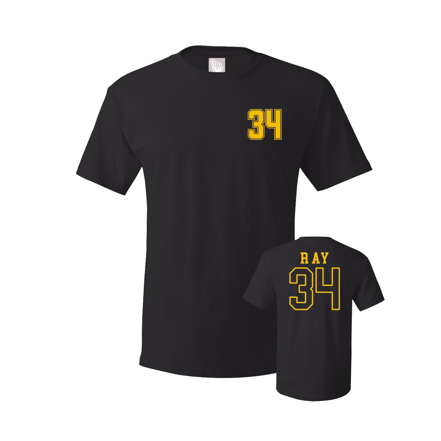 Youth Tee — Chest Back in Black