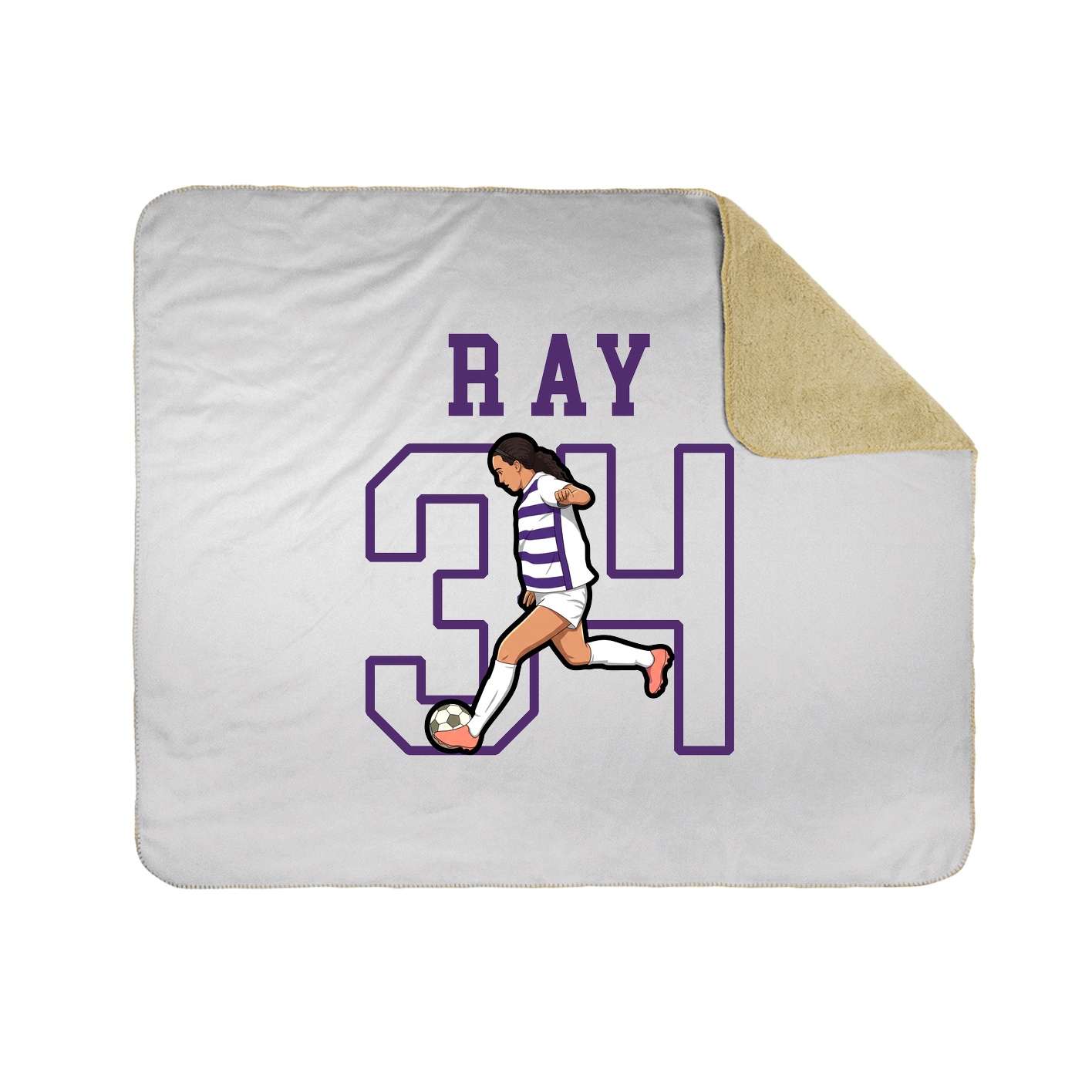 Throw Blanket — Shirsey in White