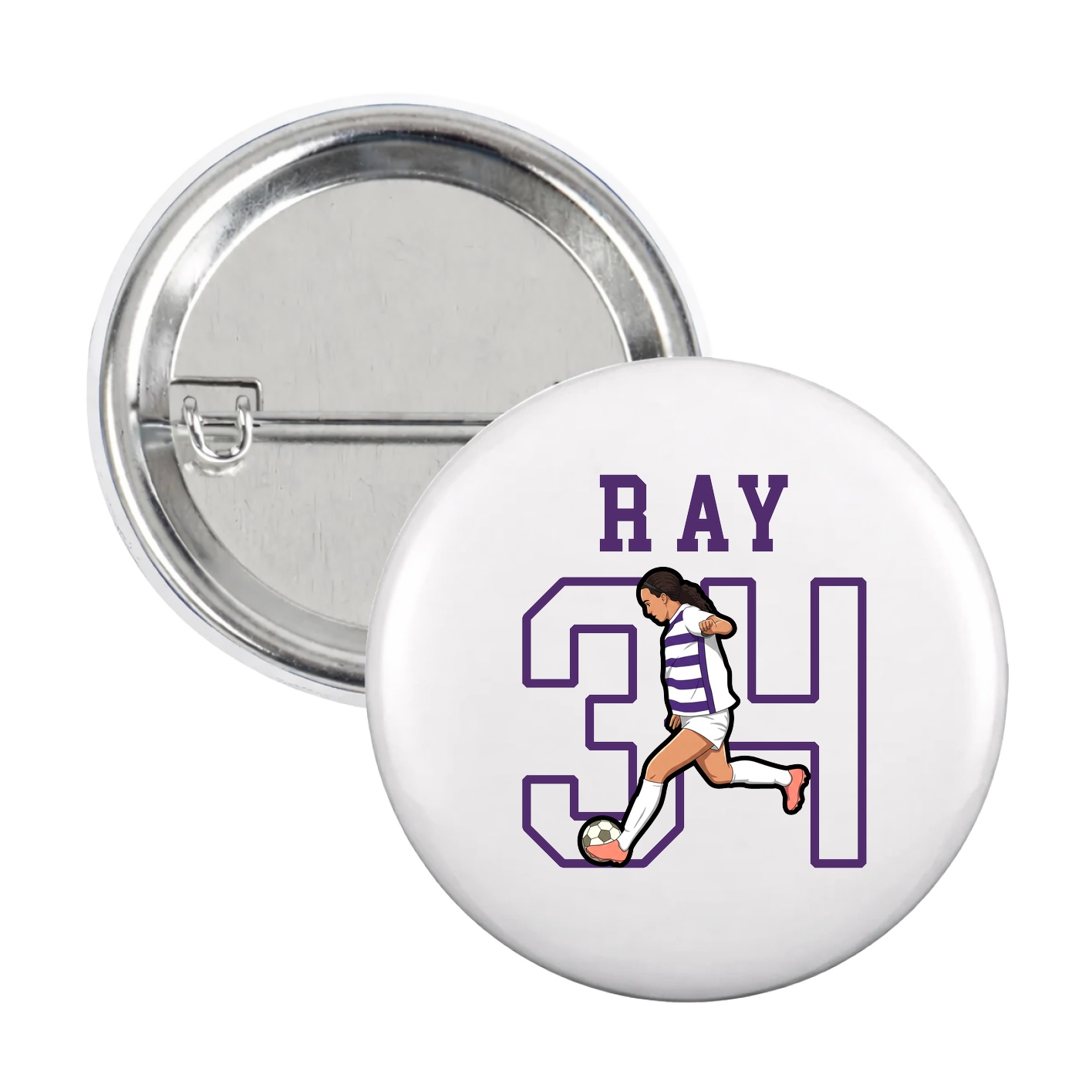 Game Day Button — Shirsey in White