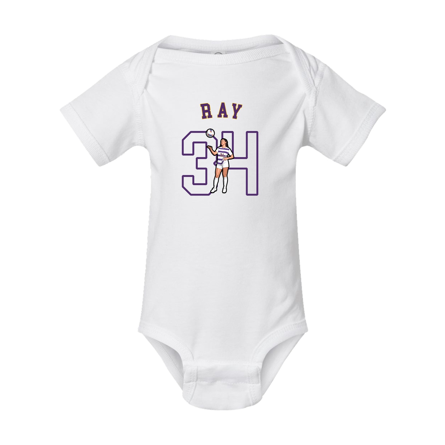 Baby Onesie — Shirsey Arch in White