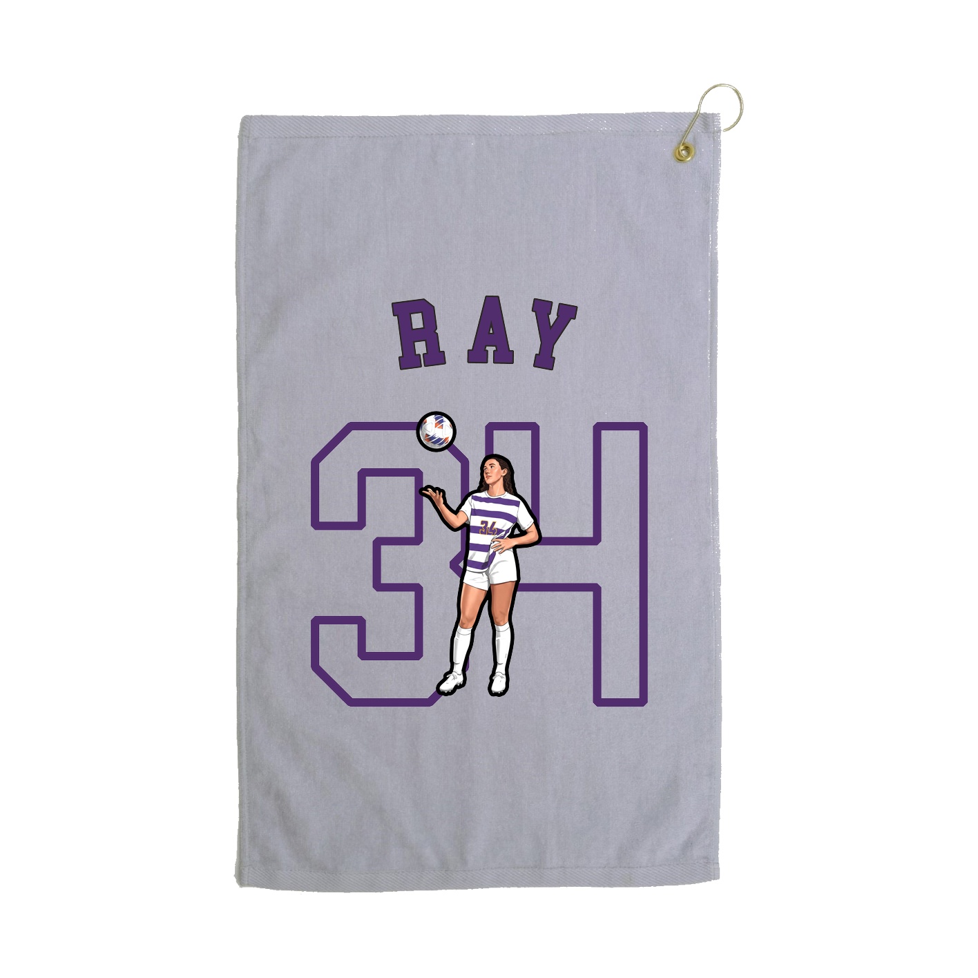 Golf Towel — Shirsey Arch in Grey