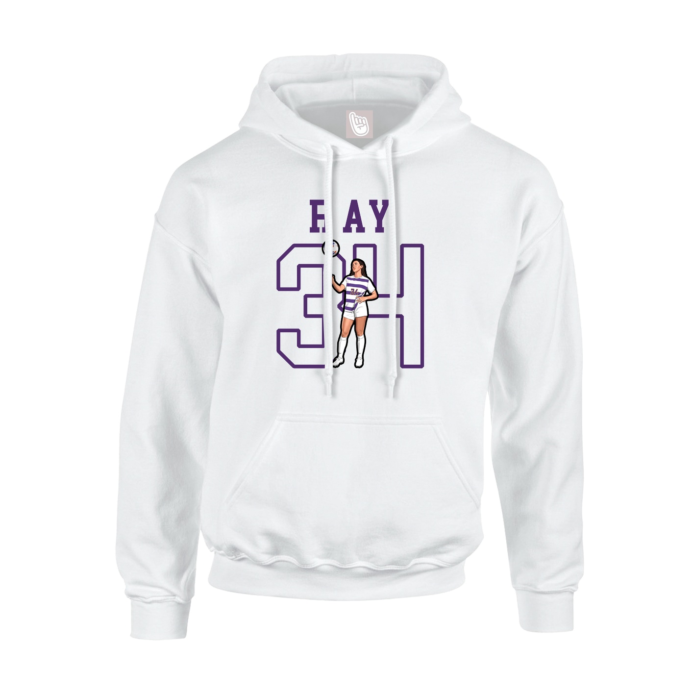 Youth Hoodie — Shirsey in White