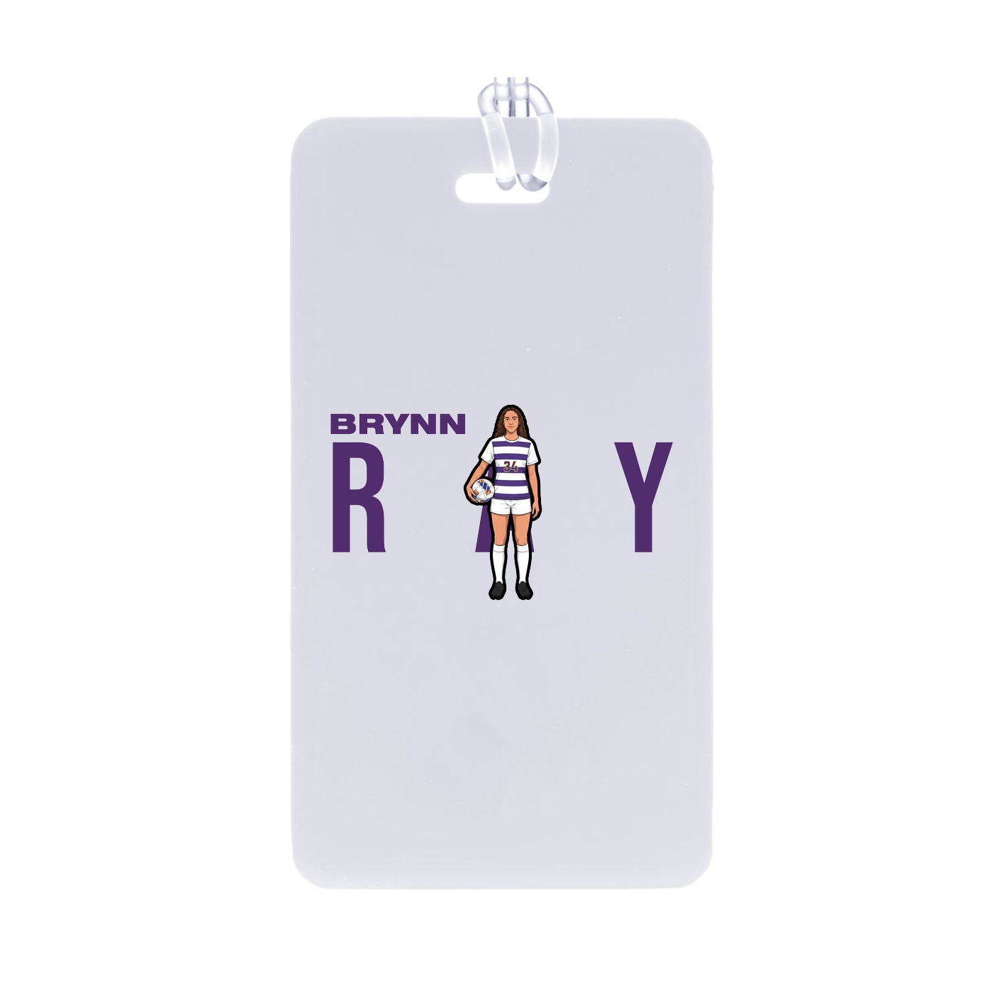 Bag Tag — Player Name in Classic
