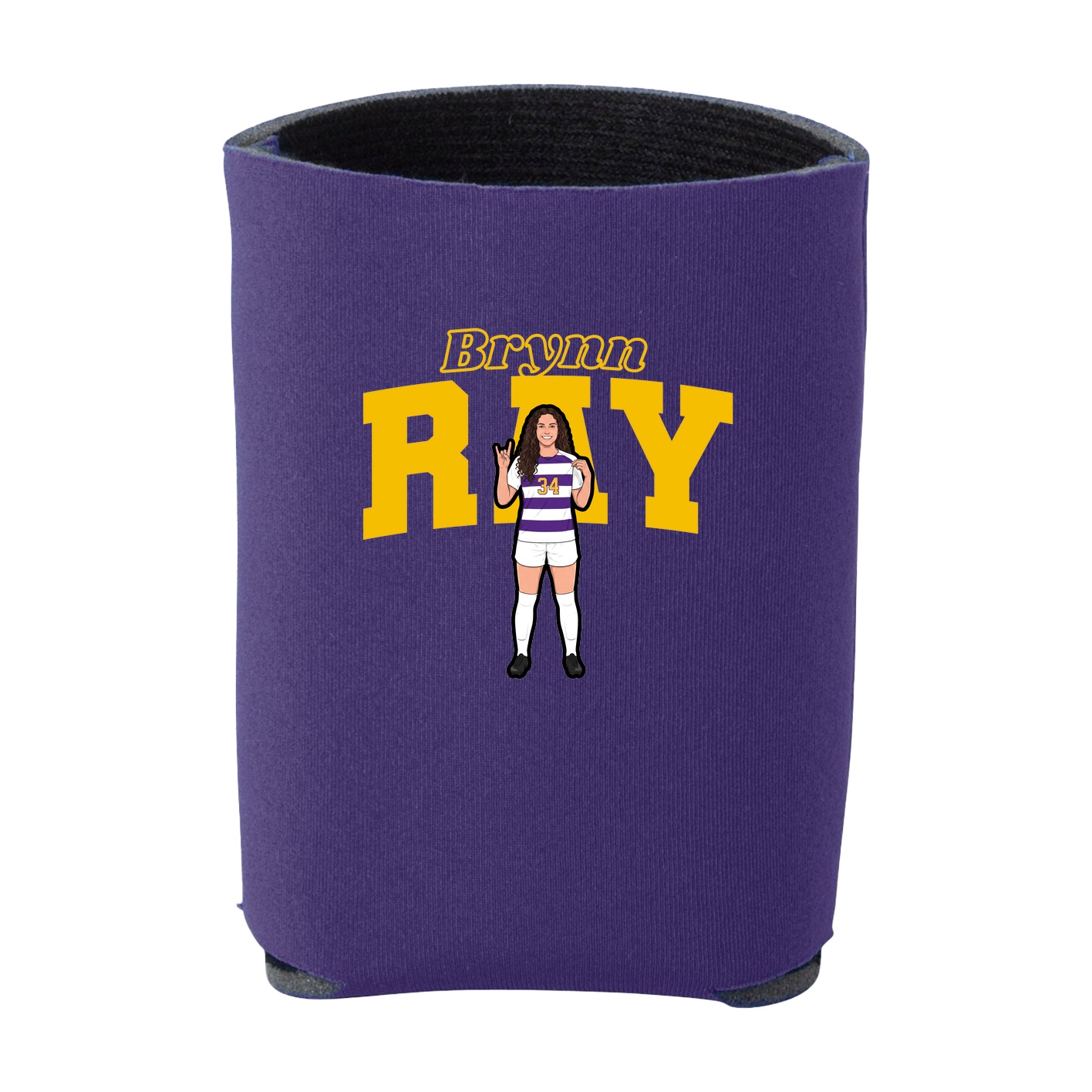 Can Holder — Name Arch in Purple
