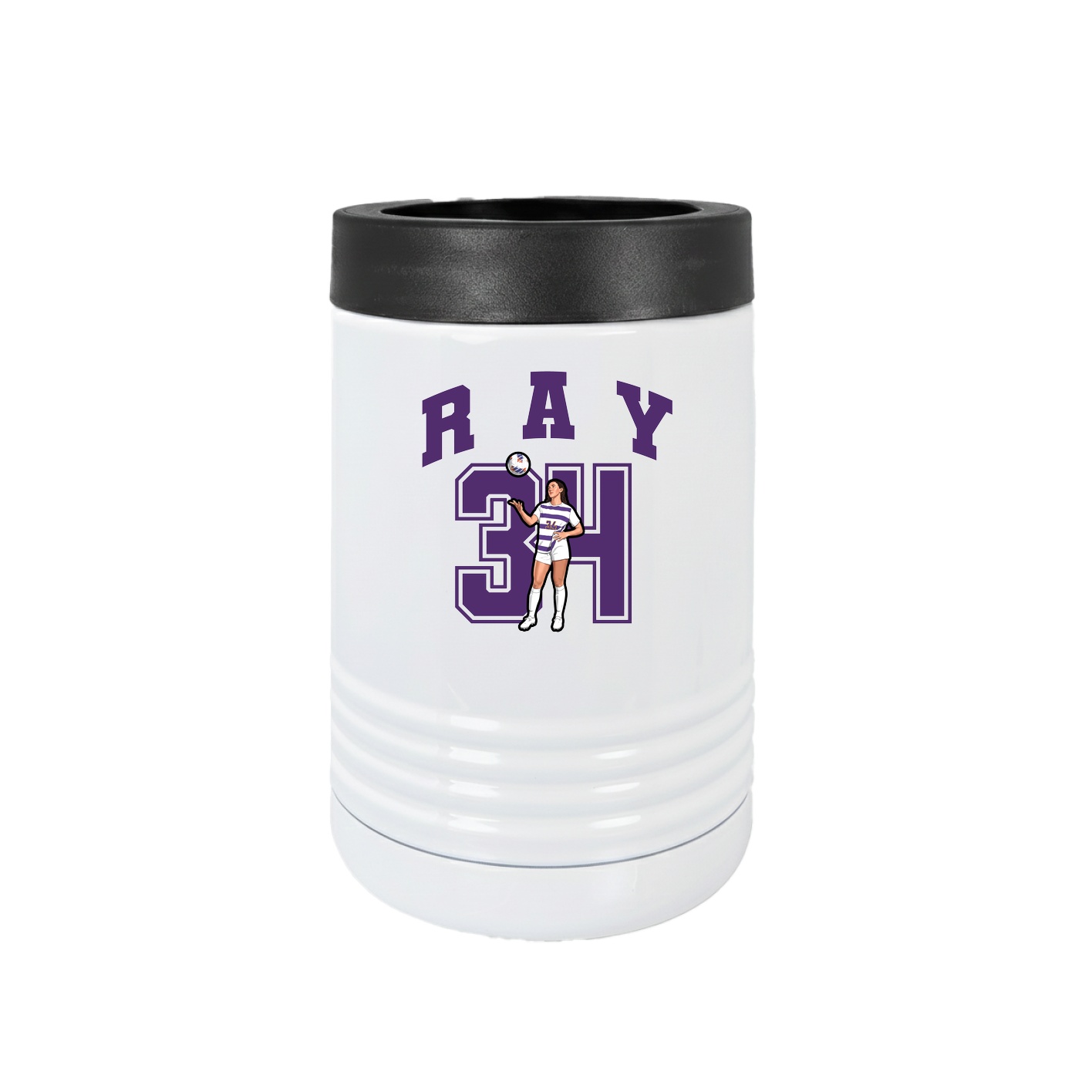 Beverage Holder — Number in White