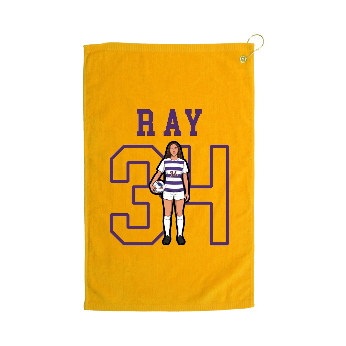 Golf Towel — Shirsey in Gold