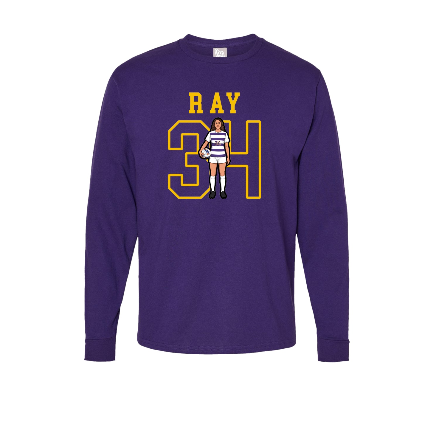 Long Sleeve Tee — Shirsey in Purple