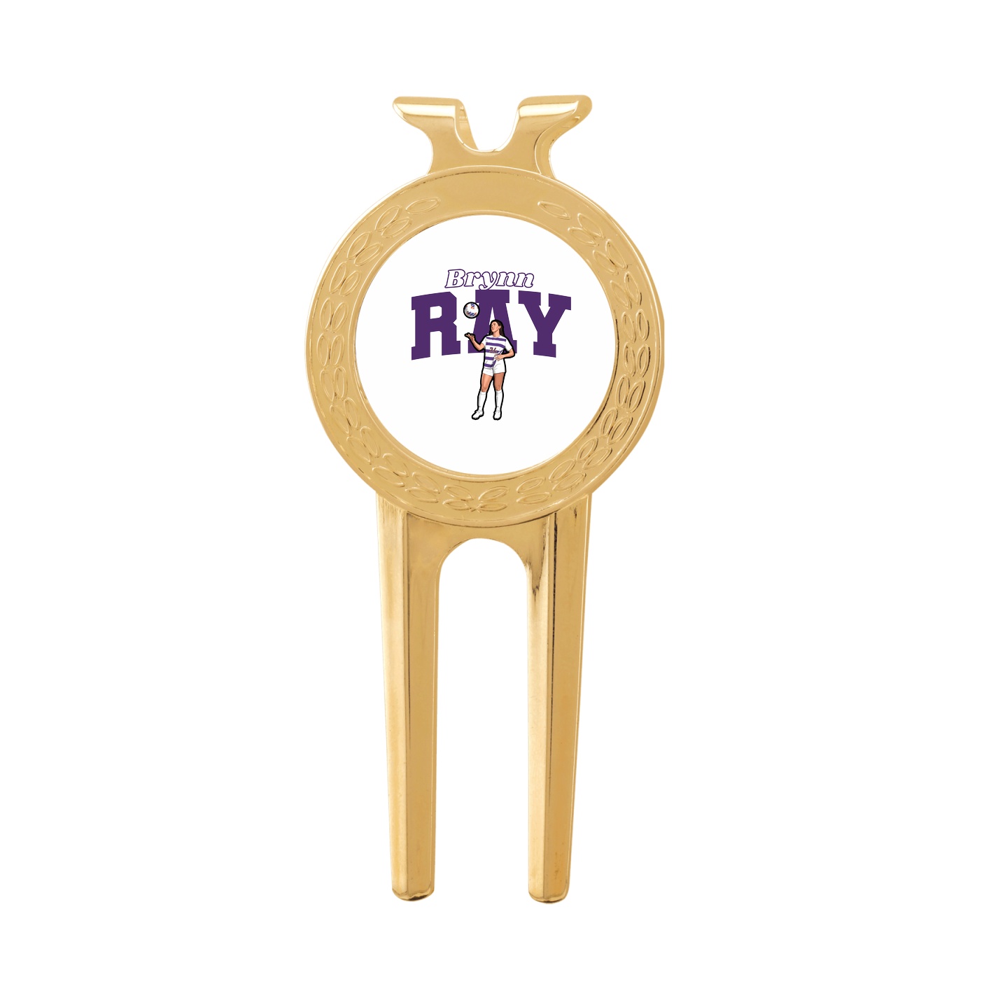 Divot Tool with Ball Marker — Name Arch in Classic