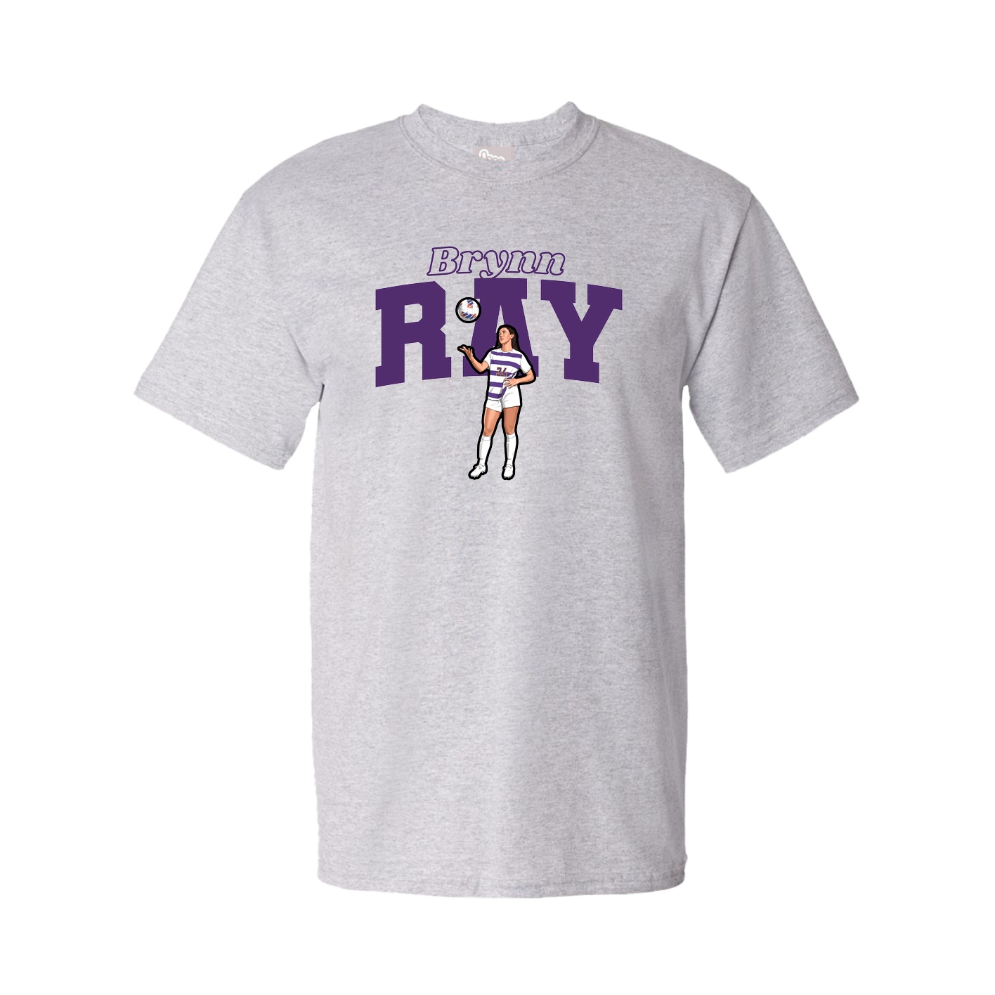 Tee — Name Arch in Grey